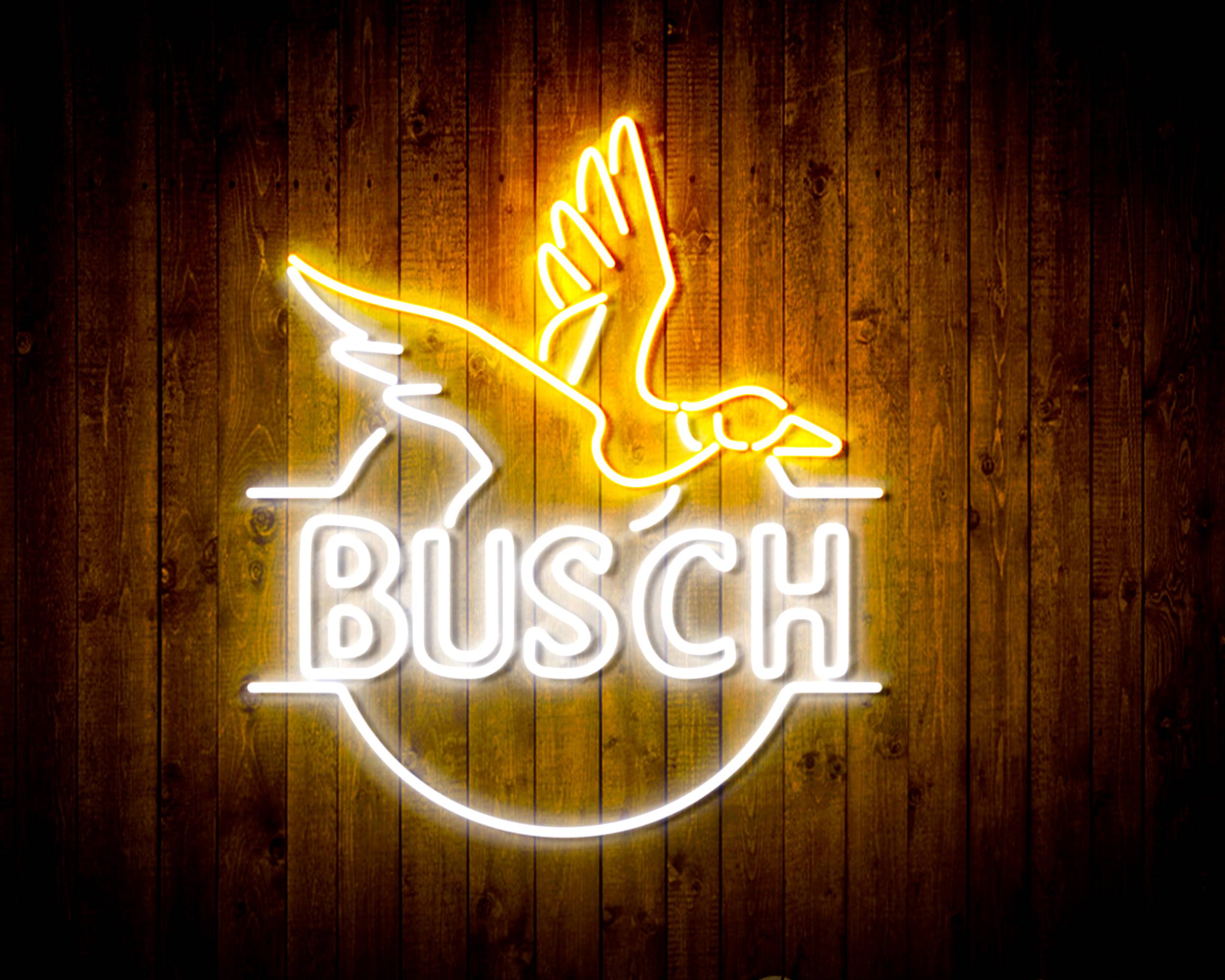 Busch with Bird Handmade LED Neon Light Sign