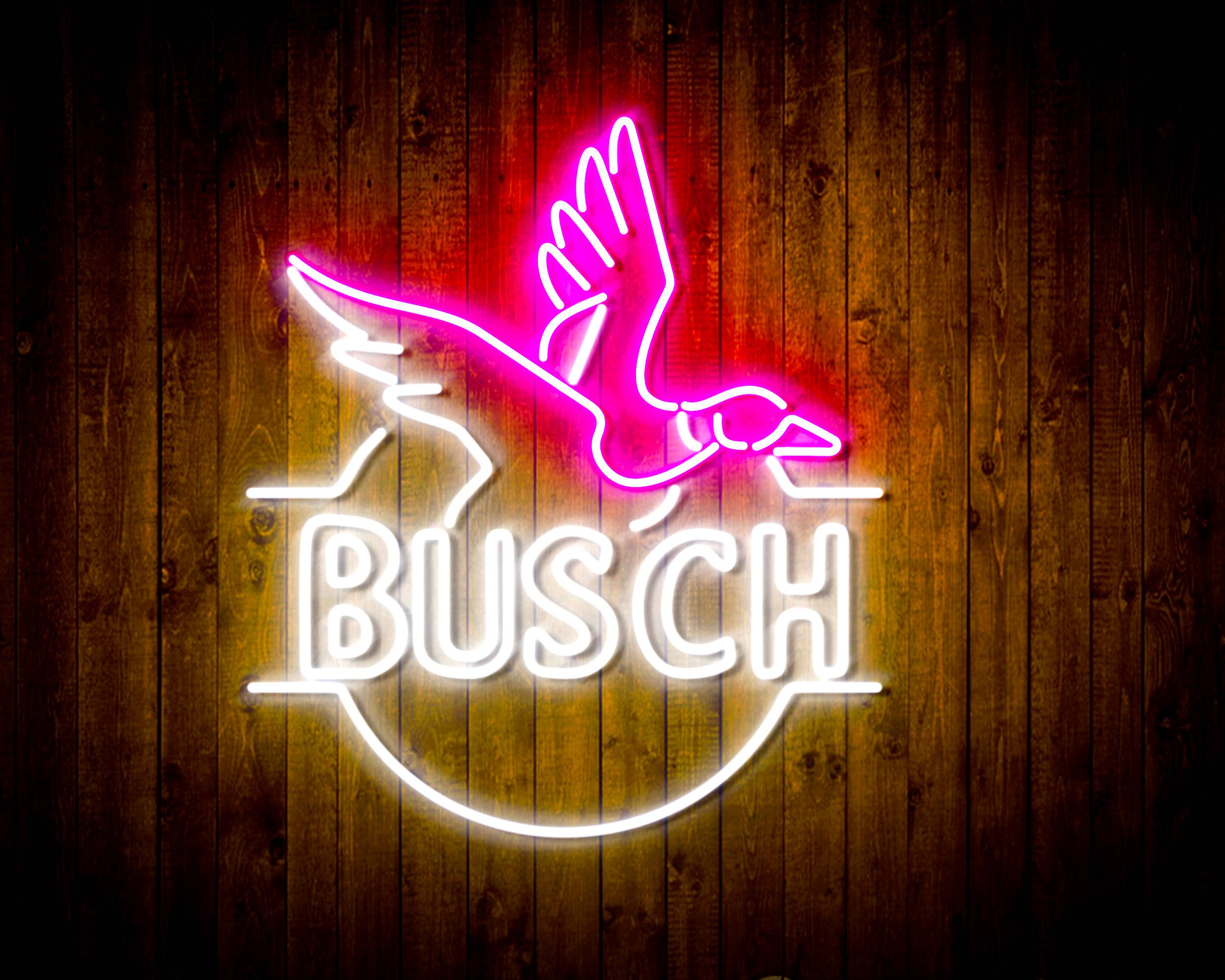 Busch with Bird Handmade LED Neon Light Sign