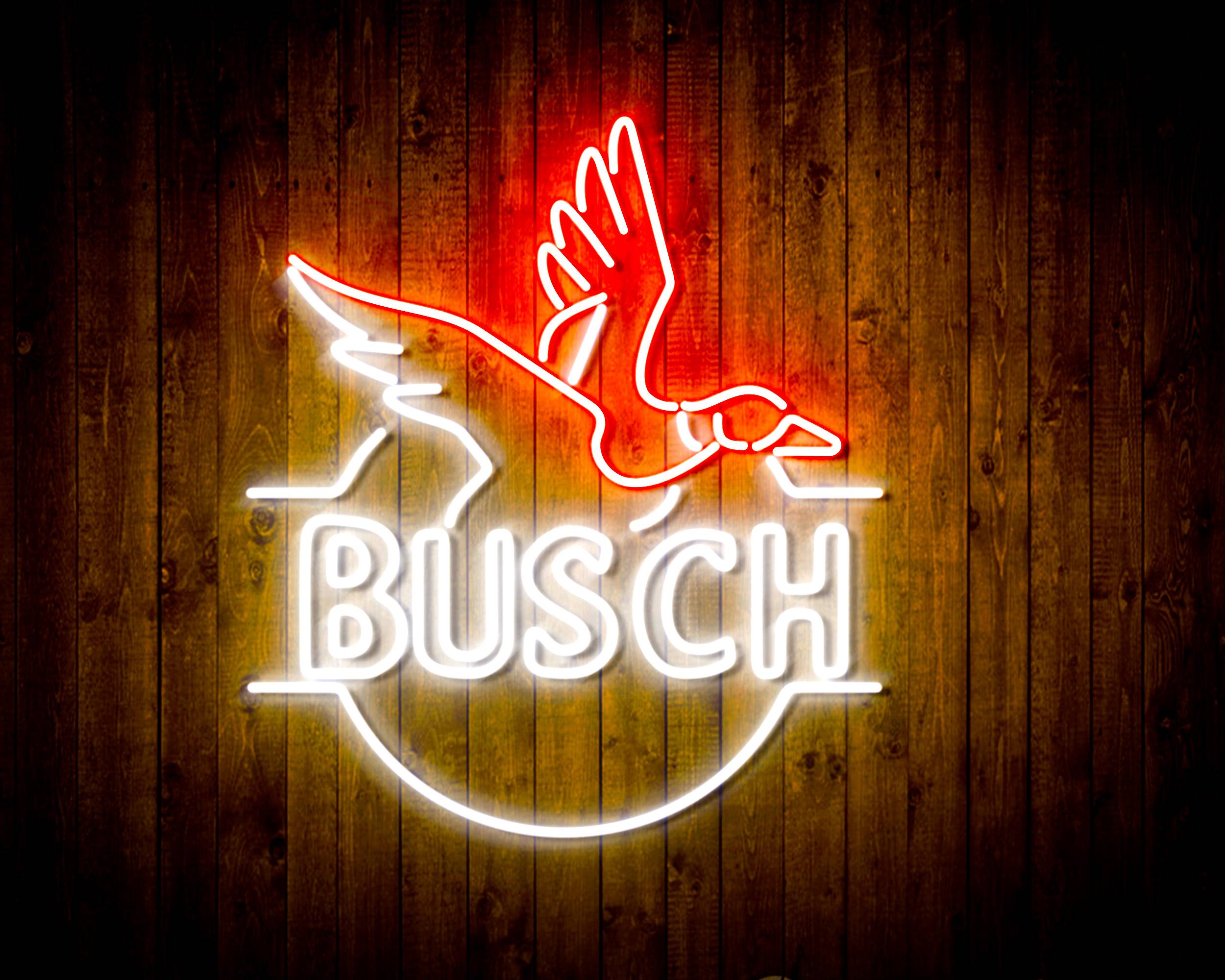 Busch with Bird Handmade LED Neon Light Sign