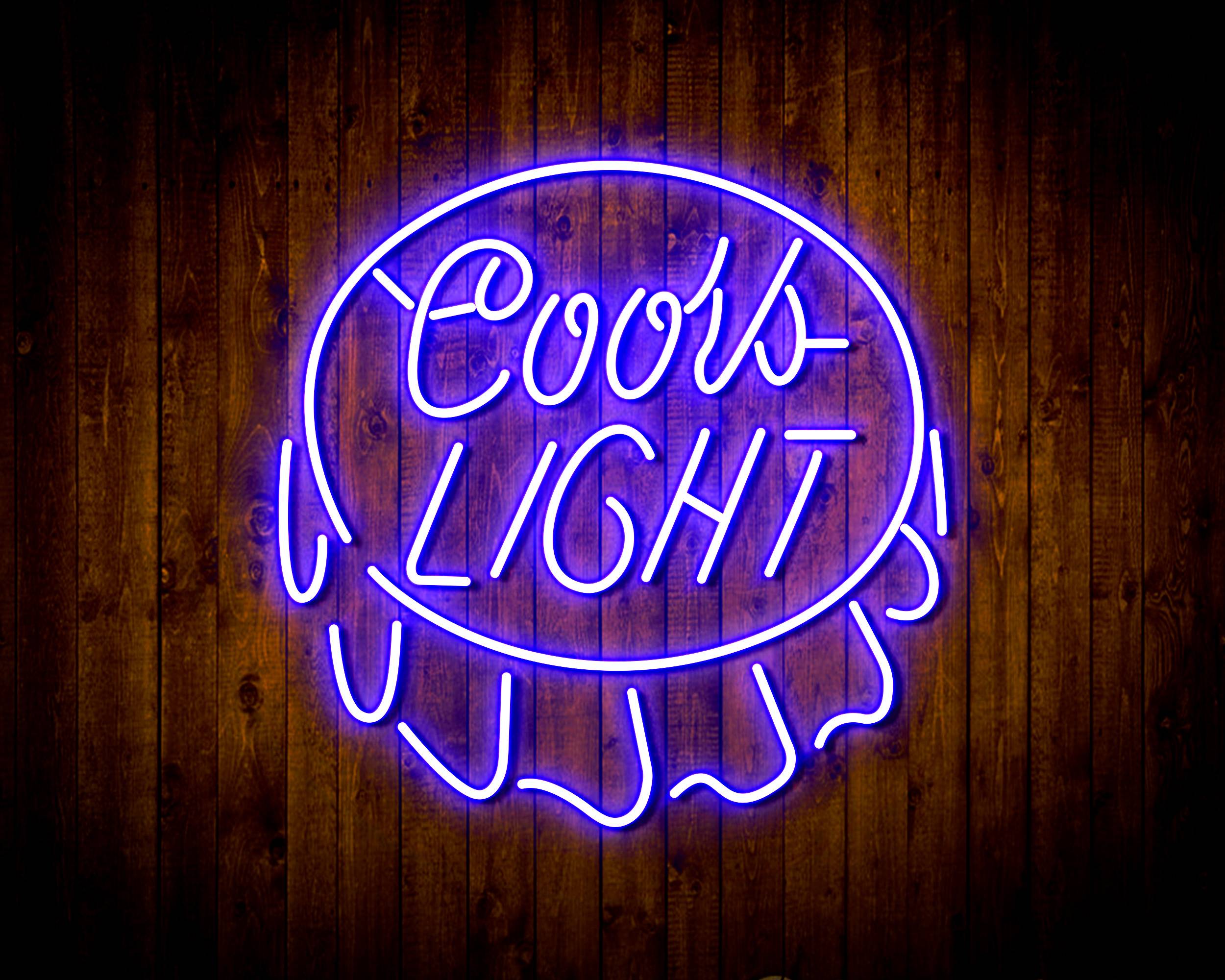 Coors Light 4 Handmade LED Neon Light Sign