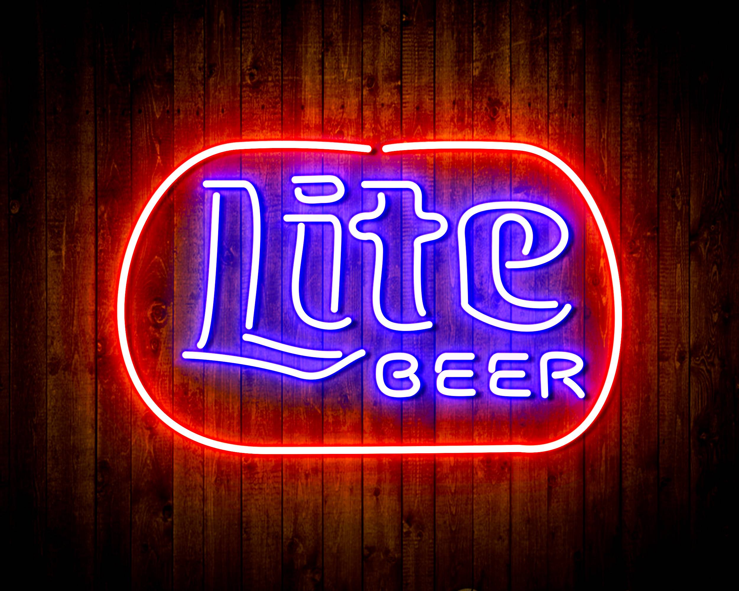 Miller Lite Beer Handmade LED Neon Light Sign