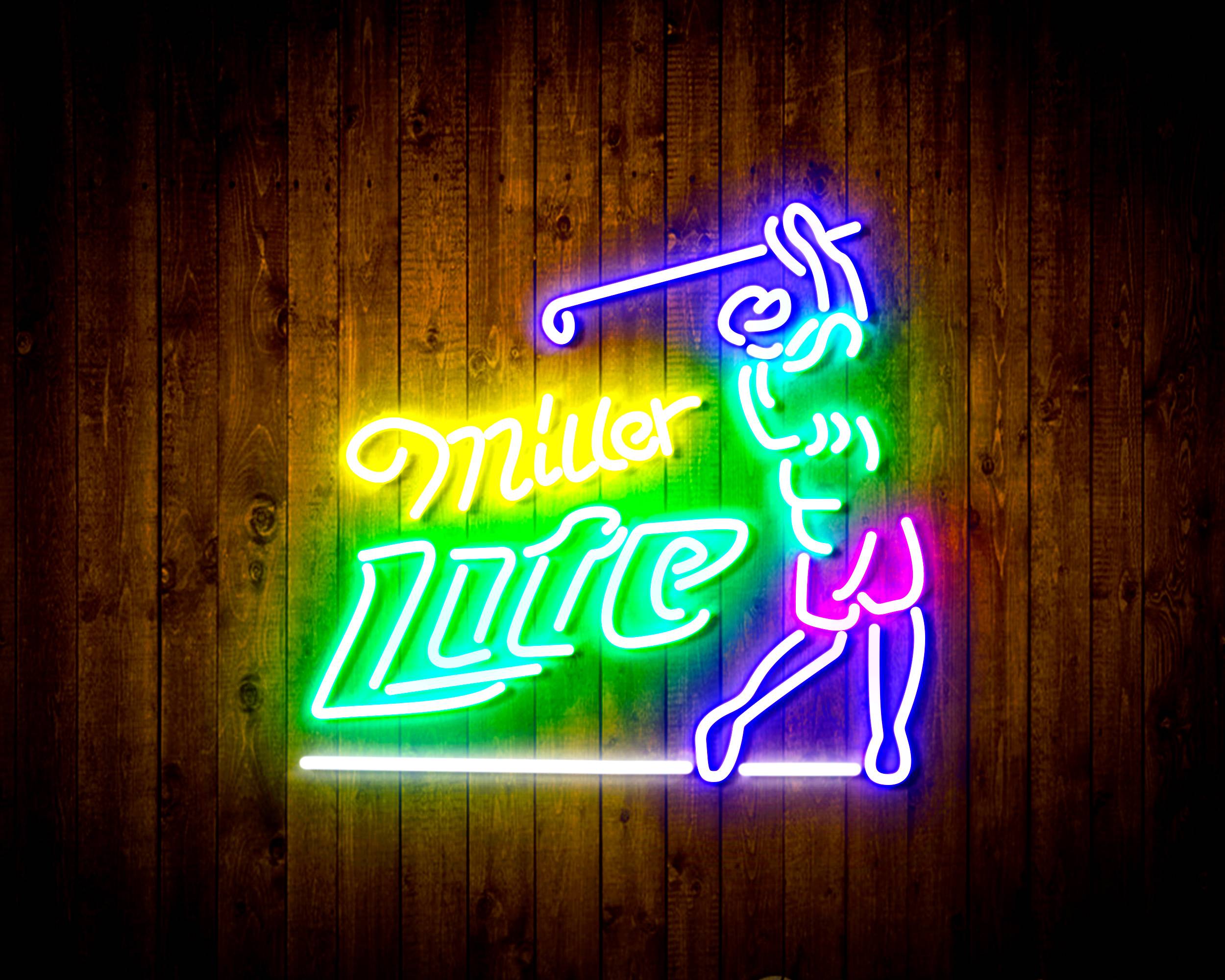 Miller Lite Golf Handmade LED Neon Light Sign