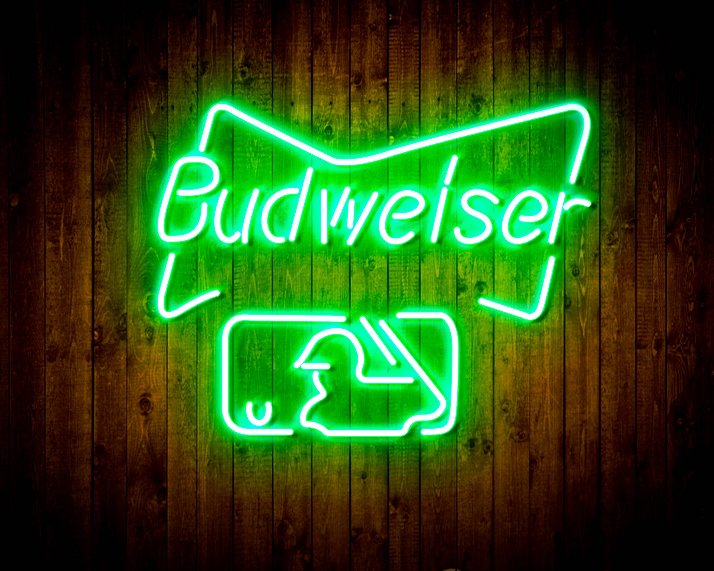 Budweiser Baseball Handmade LED Neon Light Sign