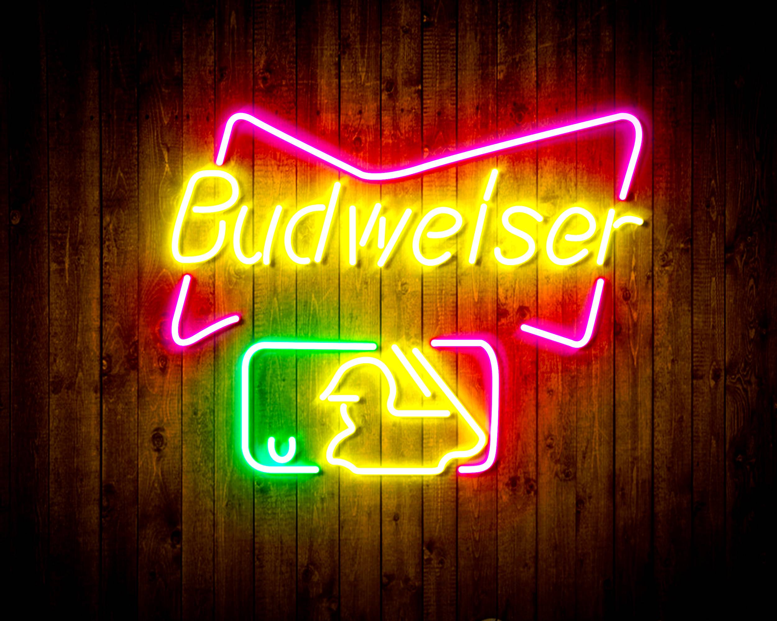 Budweiser Baseball Handmade LED Neon Light Sign