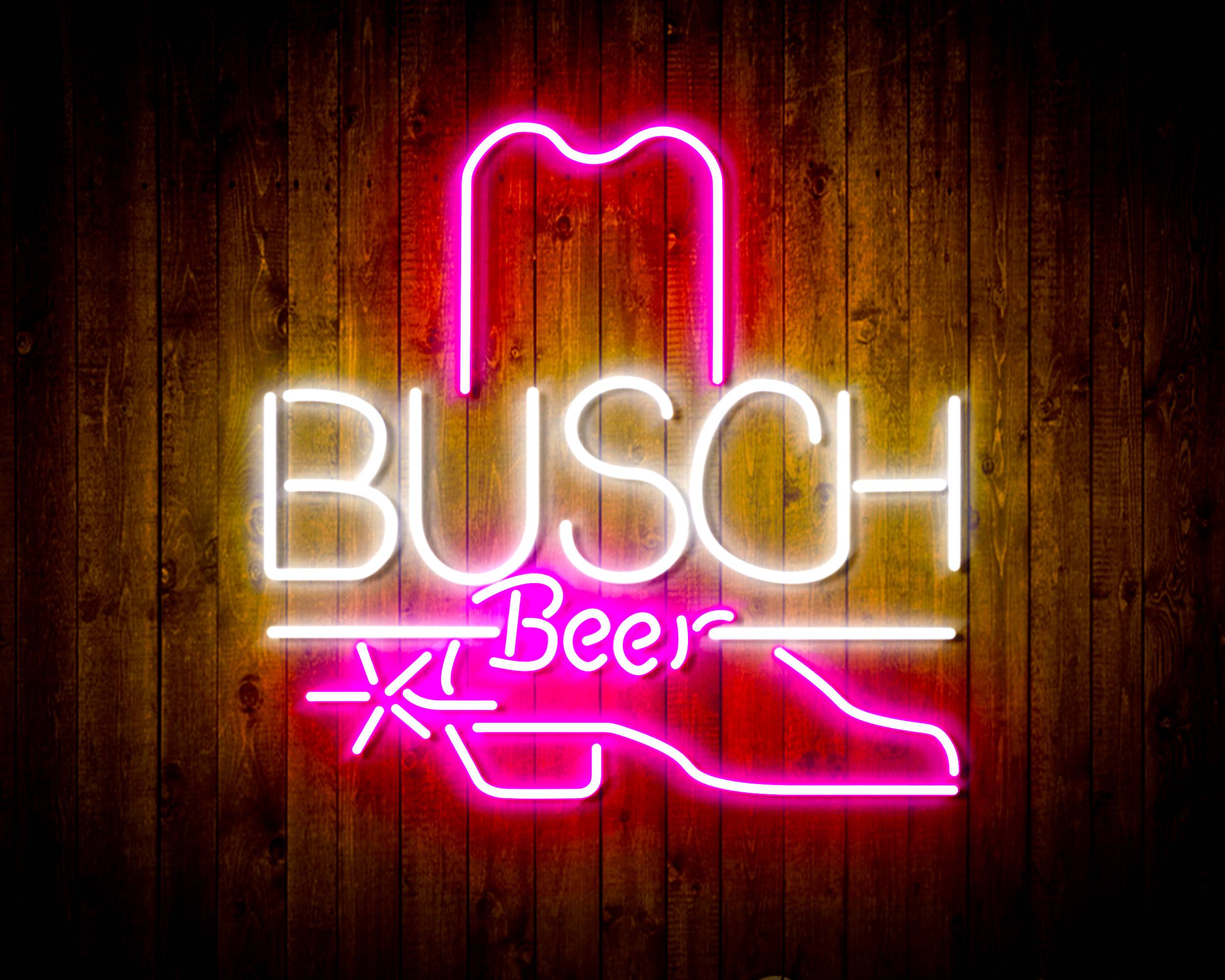 Busch Beer with Boot Handmade LED Neon Light Sign