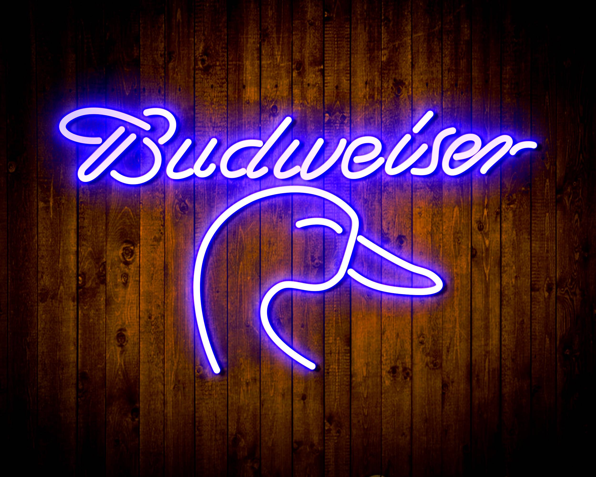 Budweiser with Goose Head Handmade LED Neon Light Sign