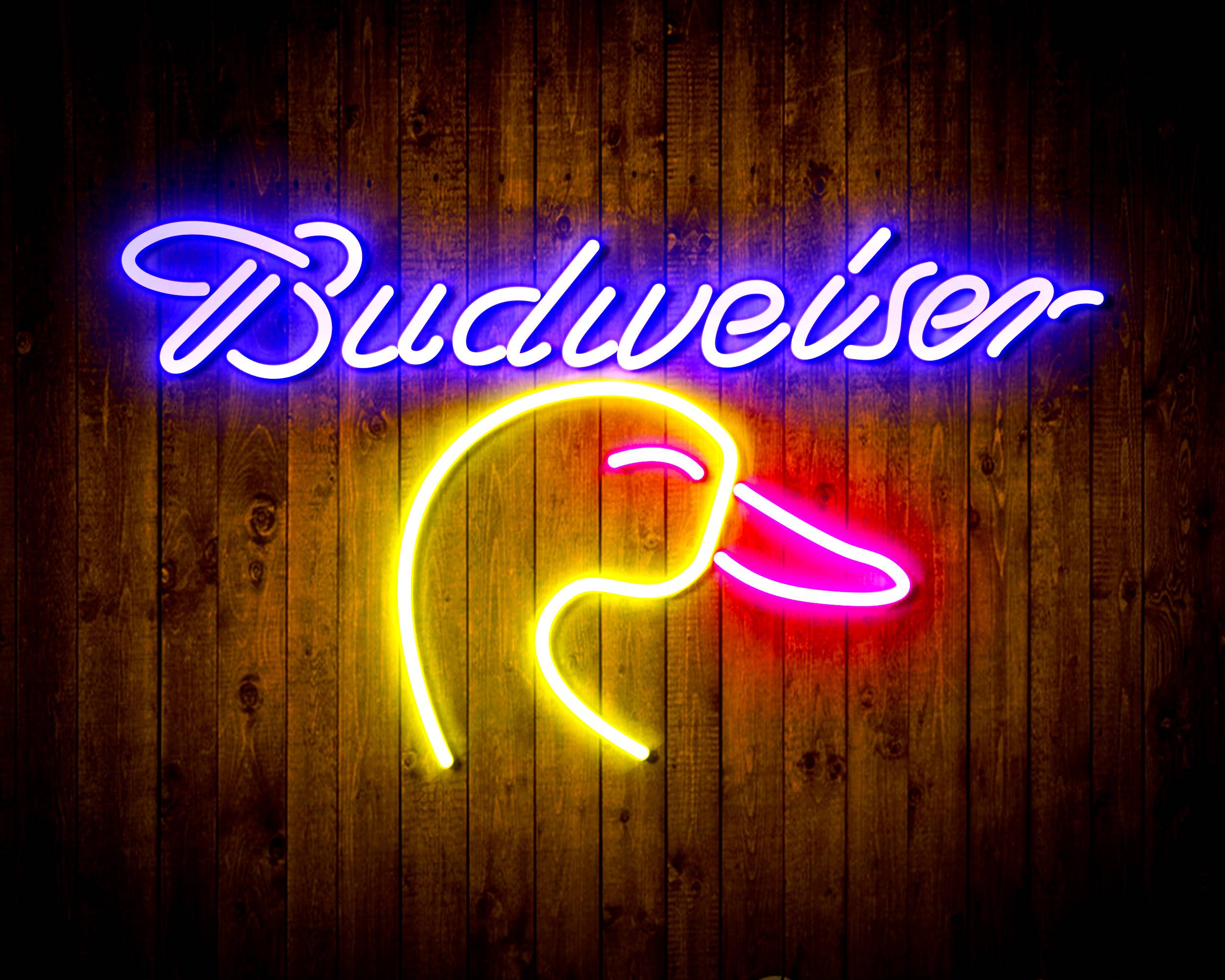 Budweiser with Goose Head Handmade LED Neon Light Sign