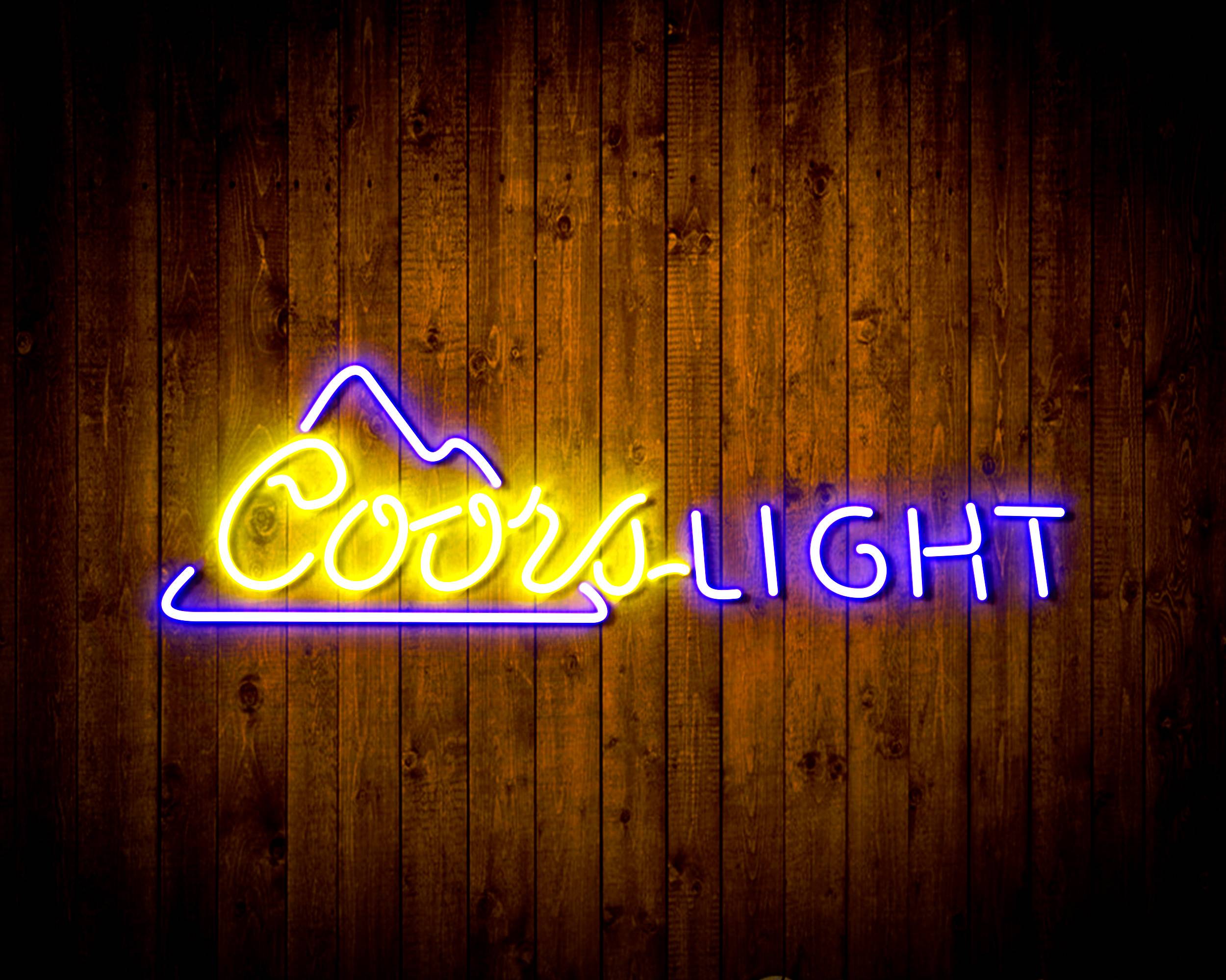 Coors Light 6 Handmade LED Neon Light Sign