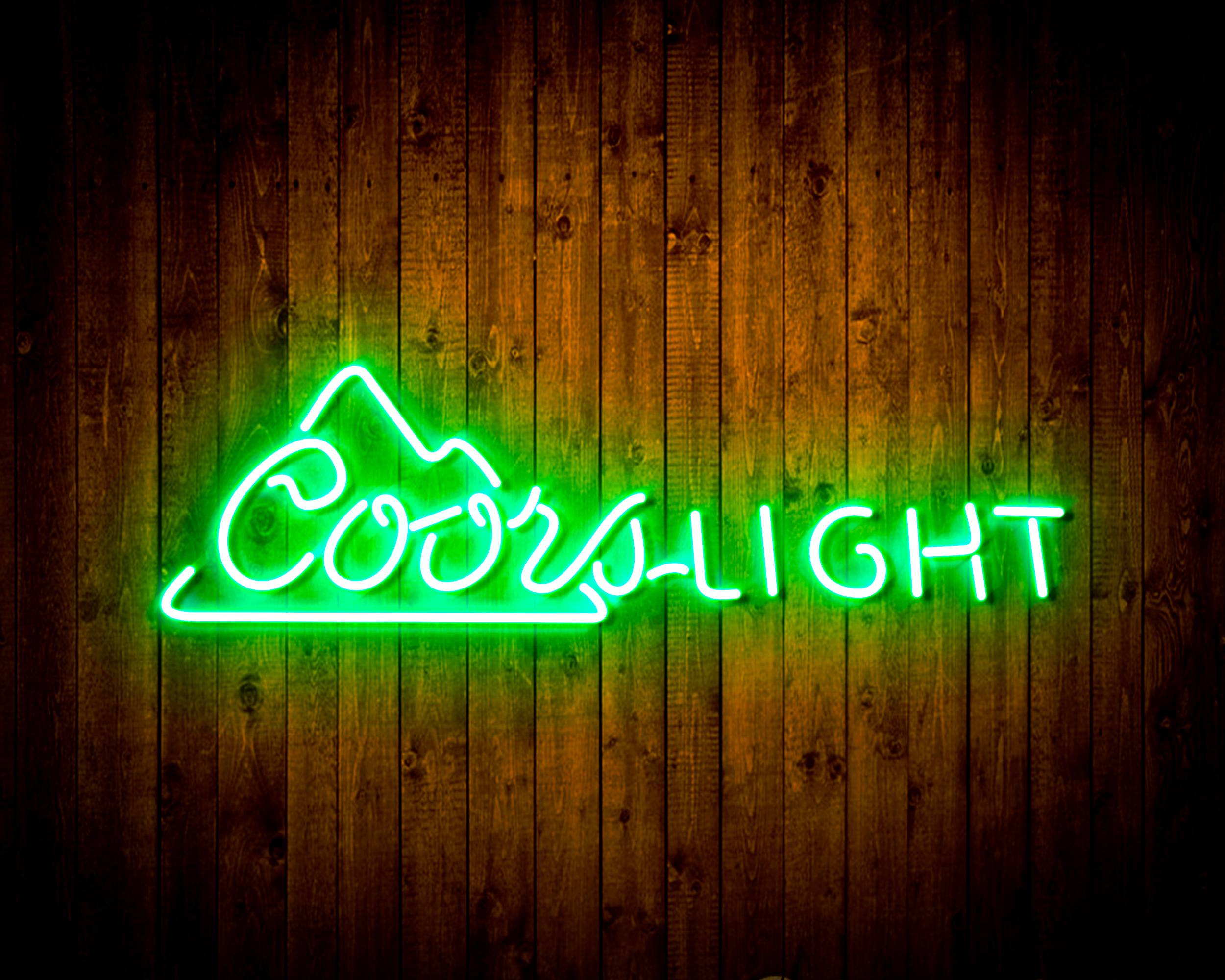 Coors Light 6 Handmade LED Neon Light Sign