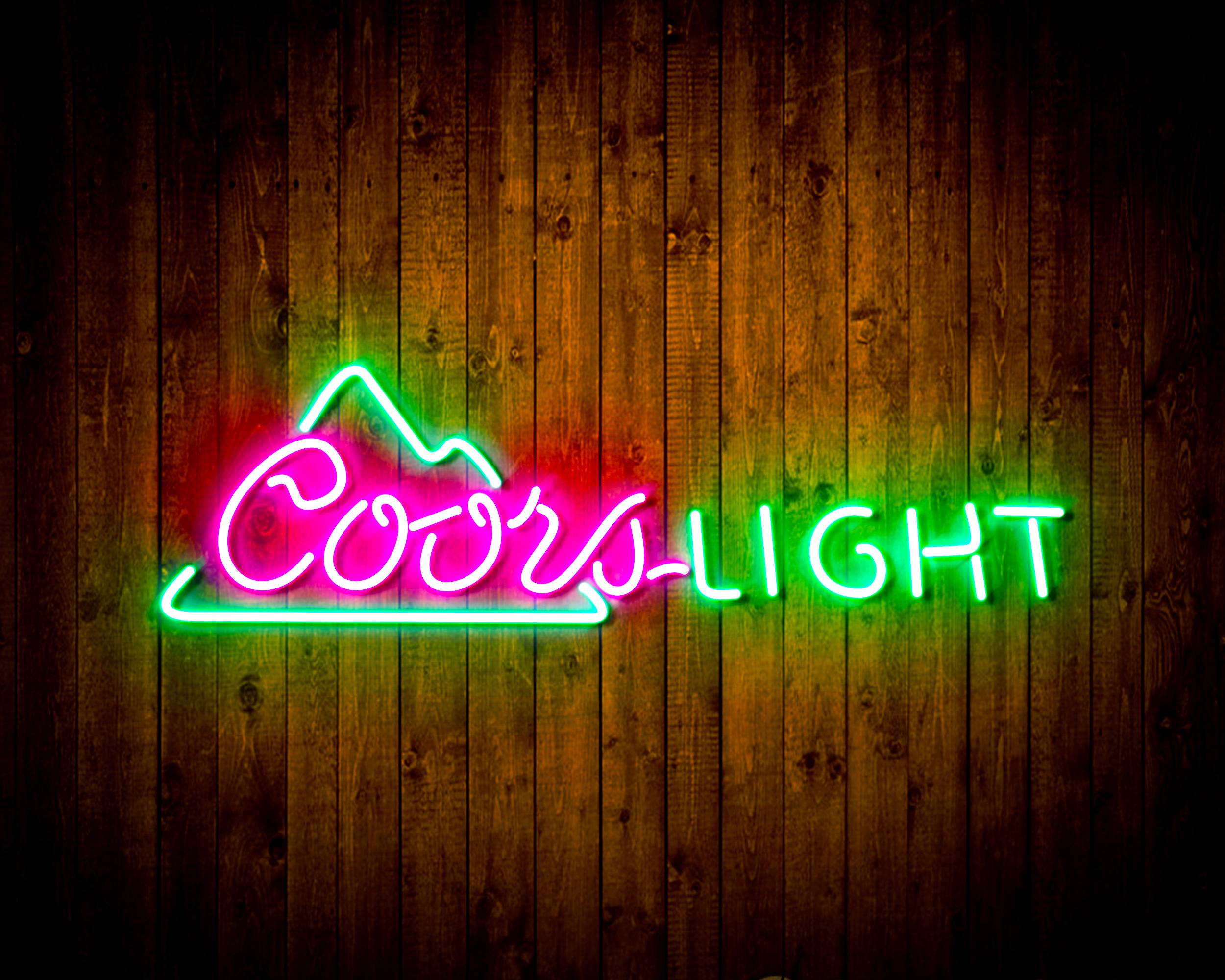 Coors Light 6 Handmade LED Neon Light Sign