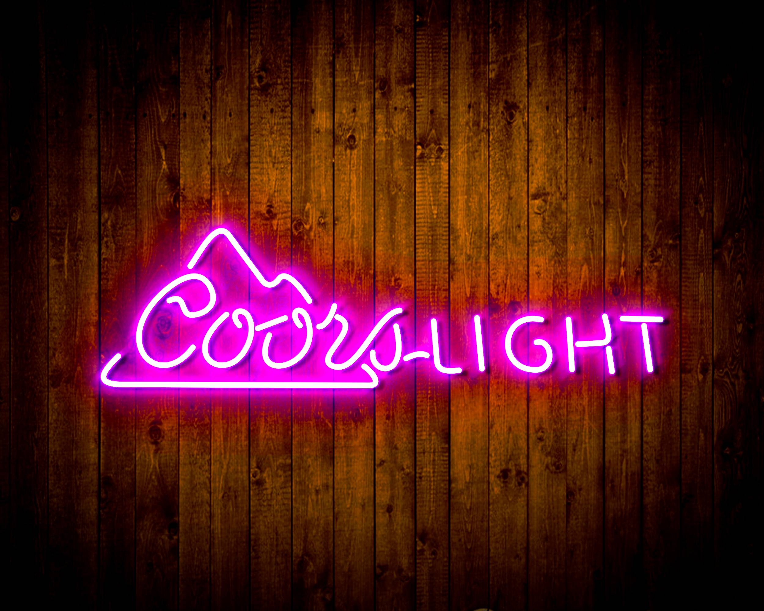 Coors Light 6 Handmade LED Neon Light Sign