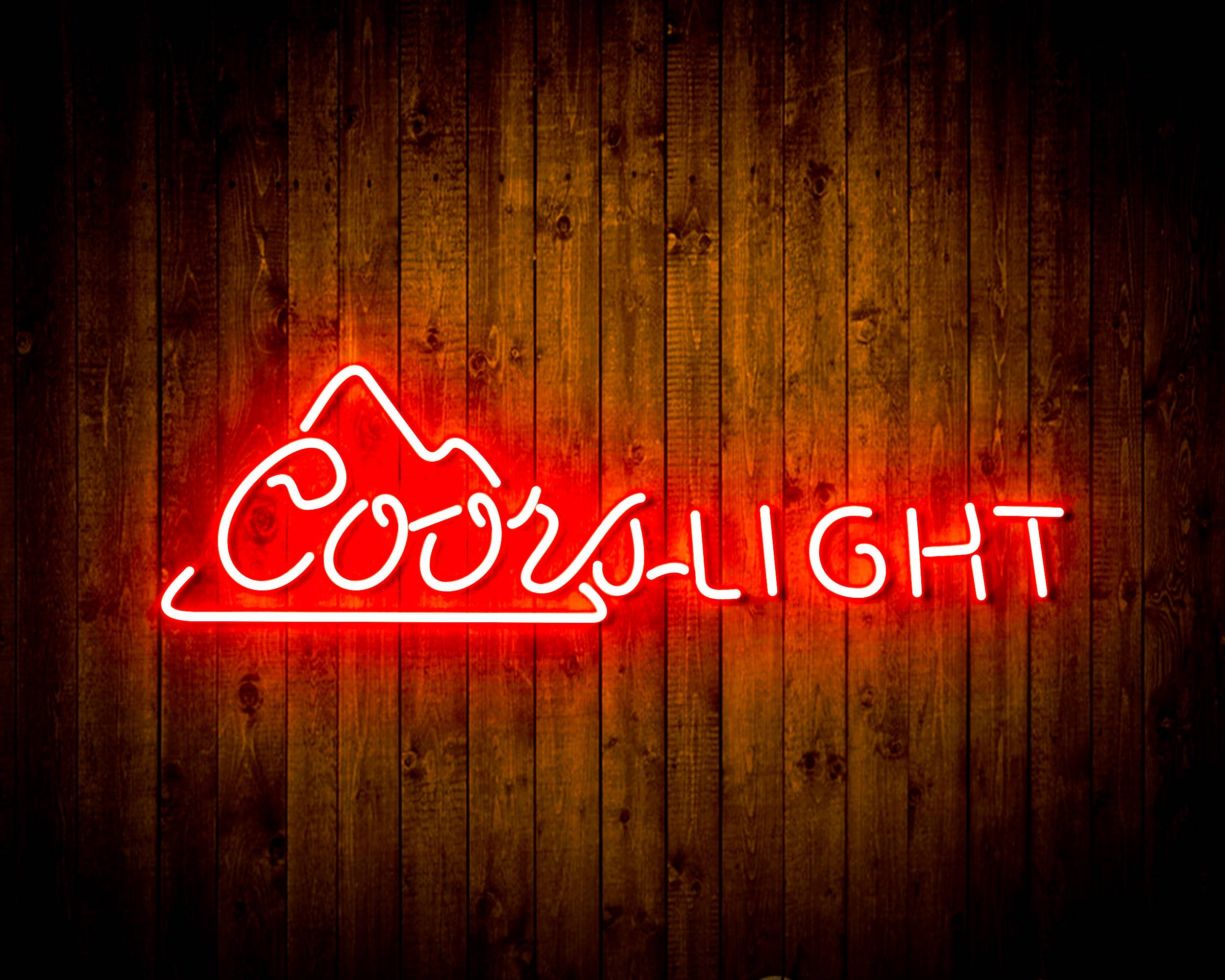 Coors Light 6 Handmade LED Neon Light Sign