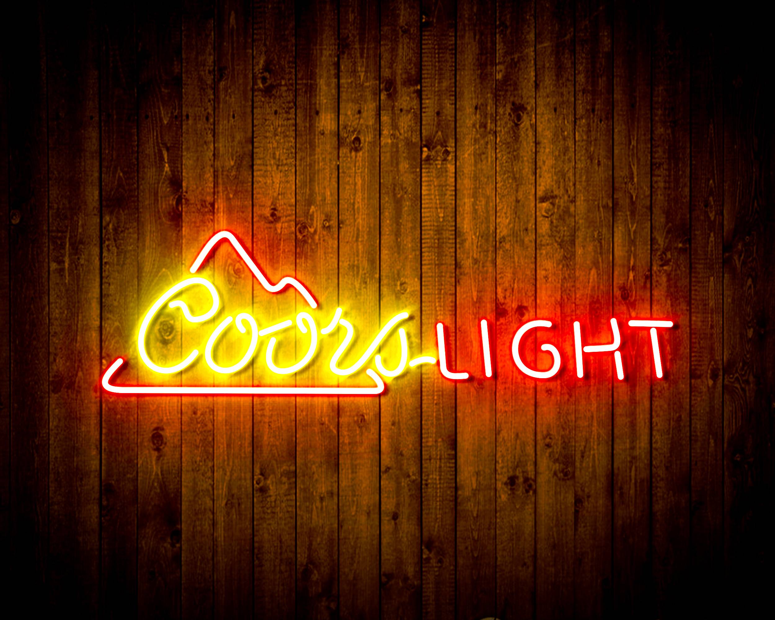 Coors Light 6 Handmade LED Neon Light Sign