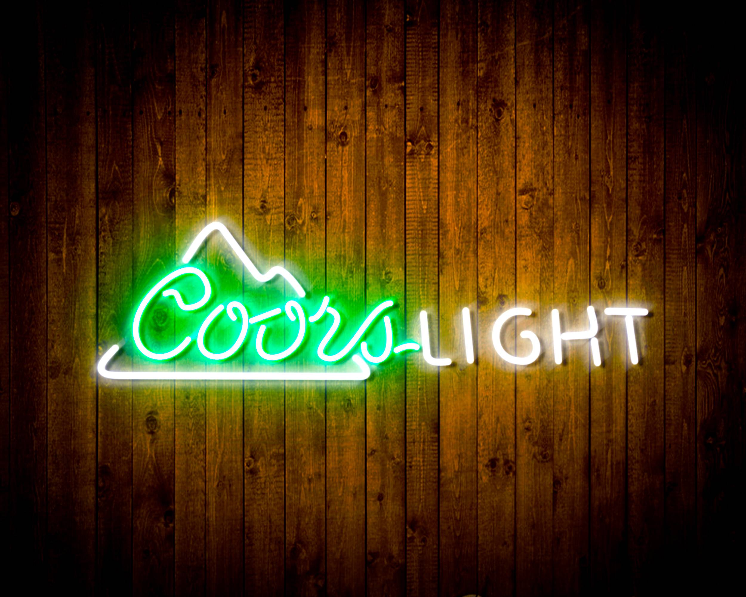 Coors Light 6 Handmade LED Neon Light Sign