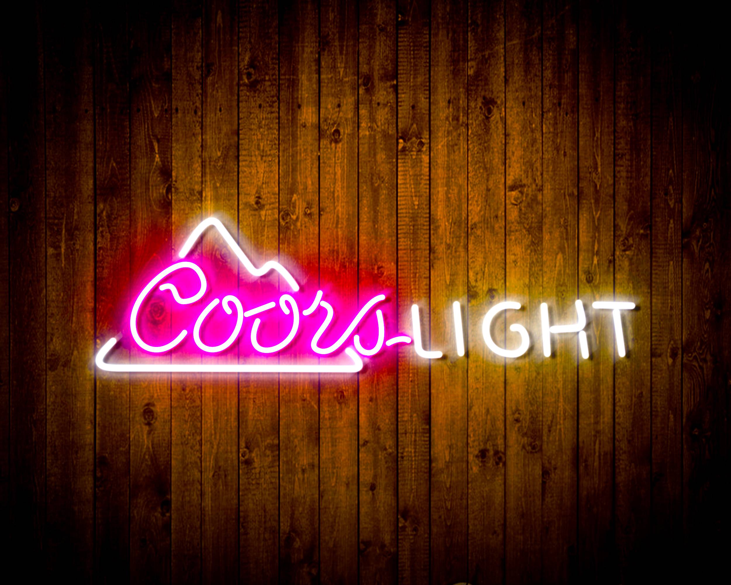 Coors Light 6 Handmade LED Neon Light Sign