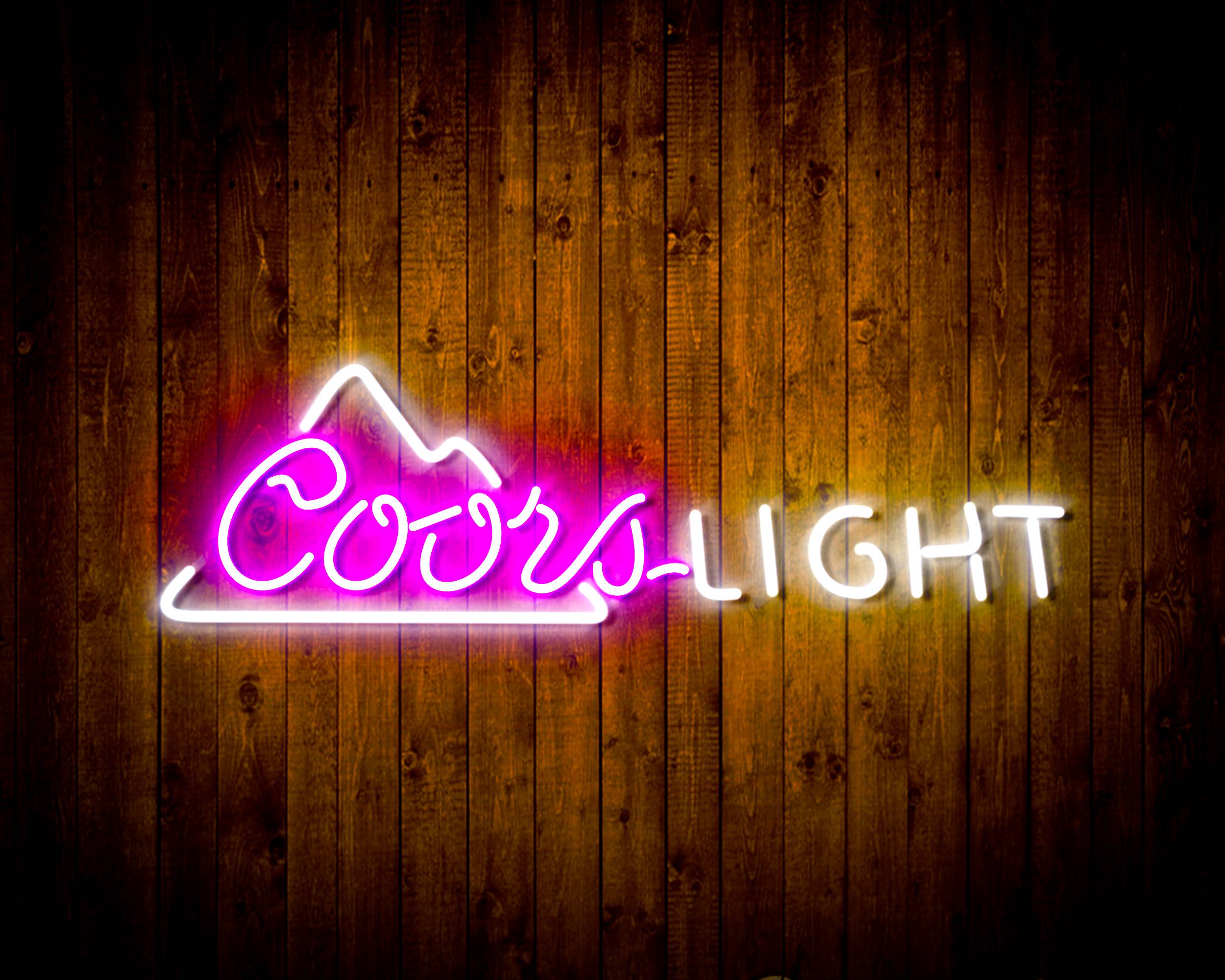 Coors Light 6 Handmade LED Neon Light Sign