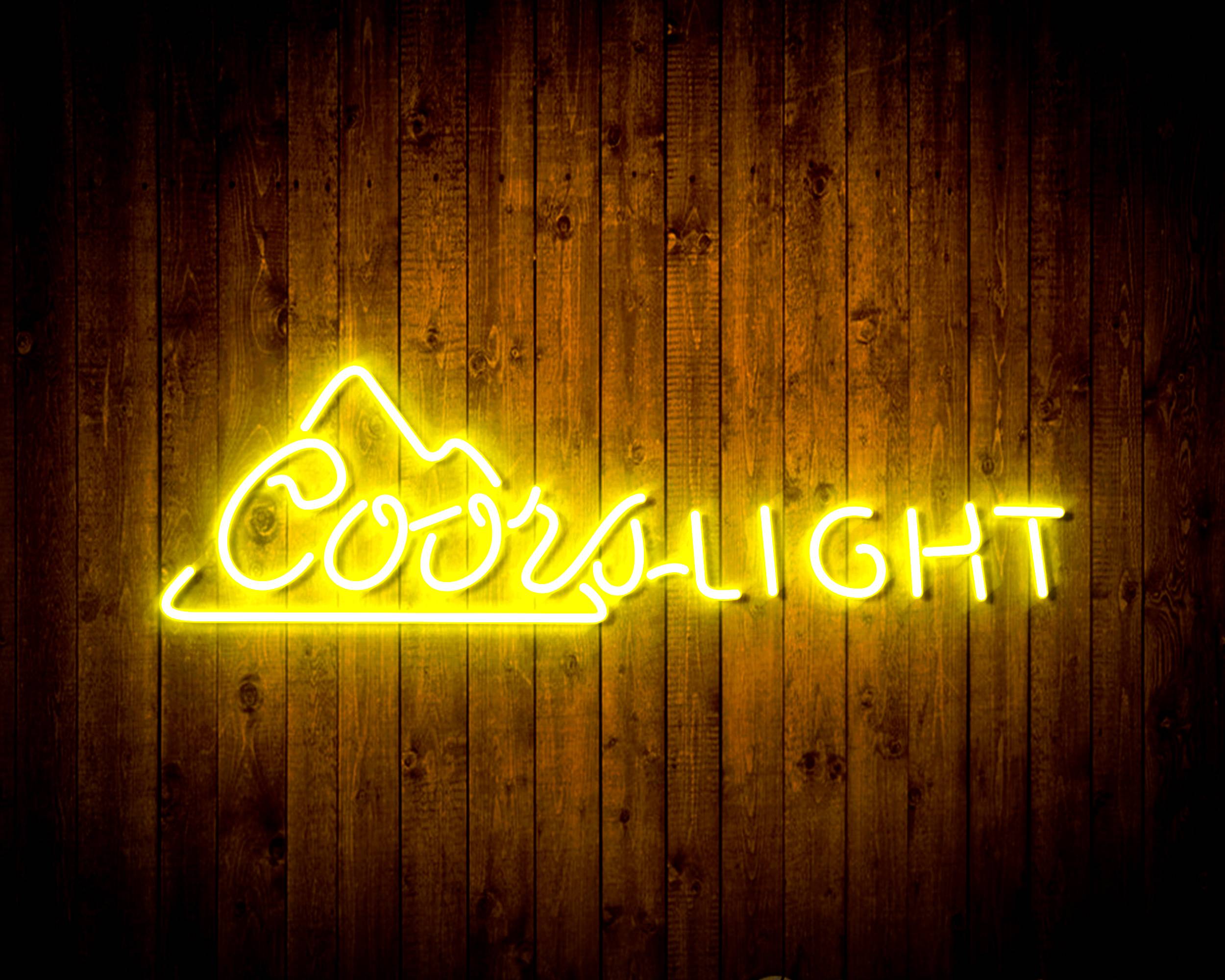 Coors Light 6 Handmade LED Neon Light Sign