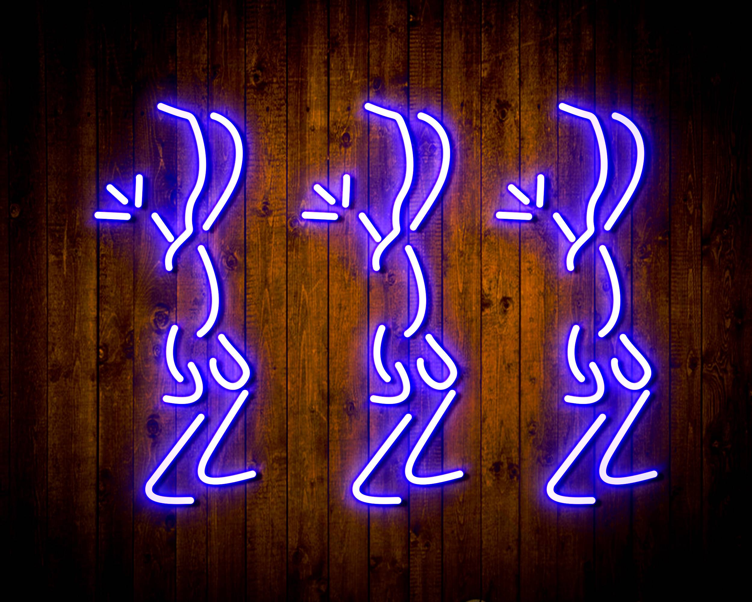 Dancers for Crown Royal Handmade LED Neon Light Sign