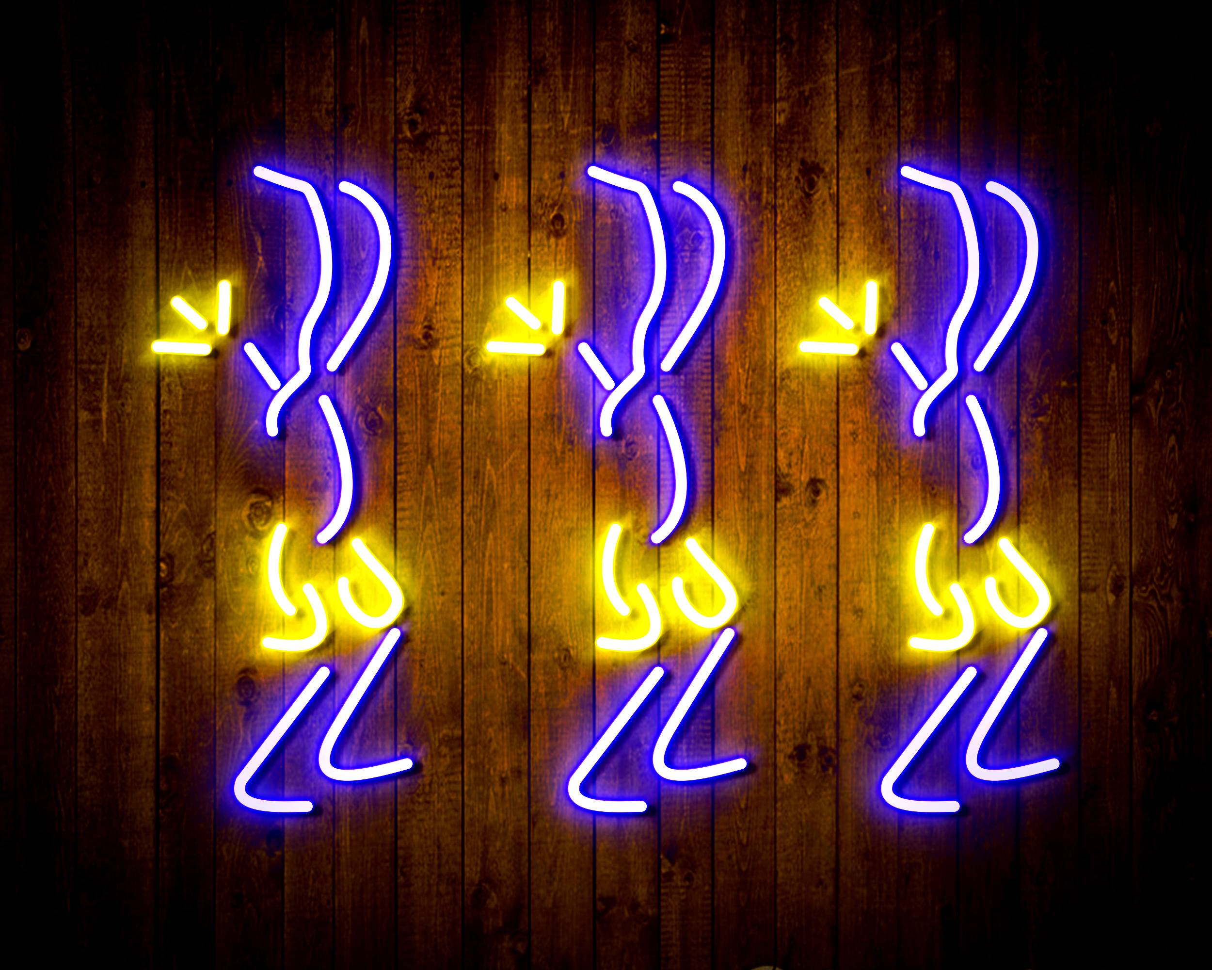 Dancers for Crown Royal Handmade LED Neon Light Sign