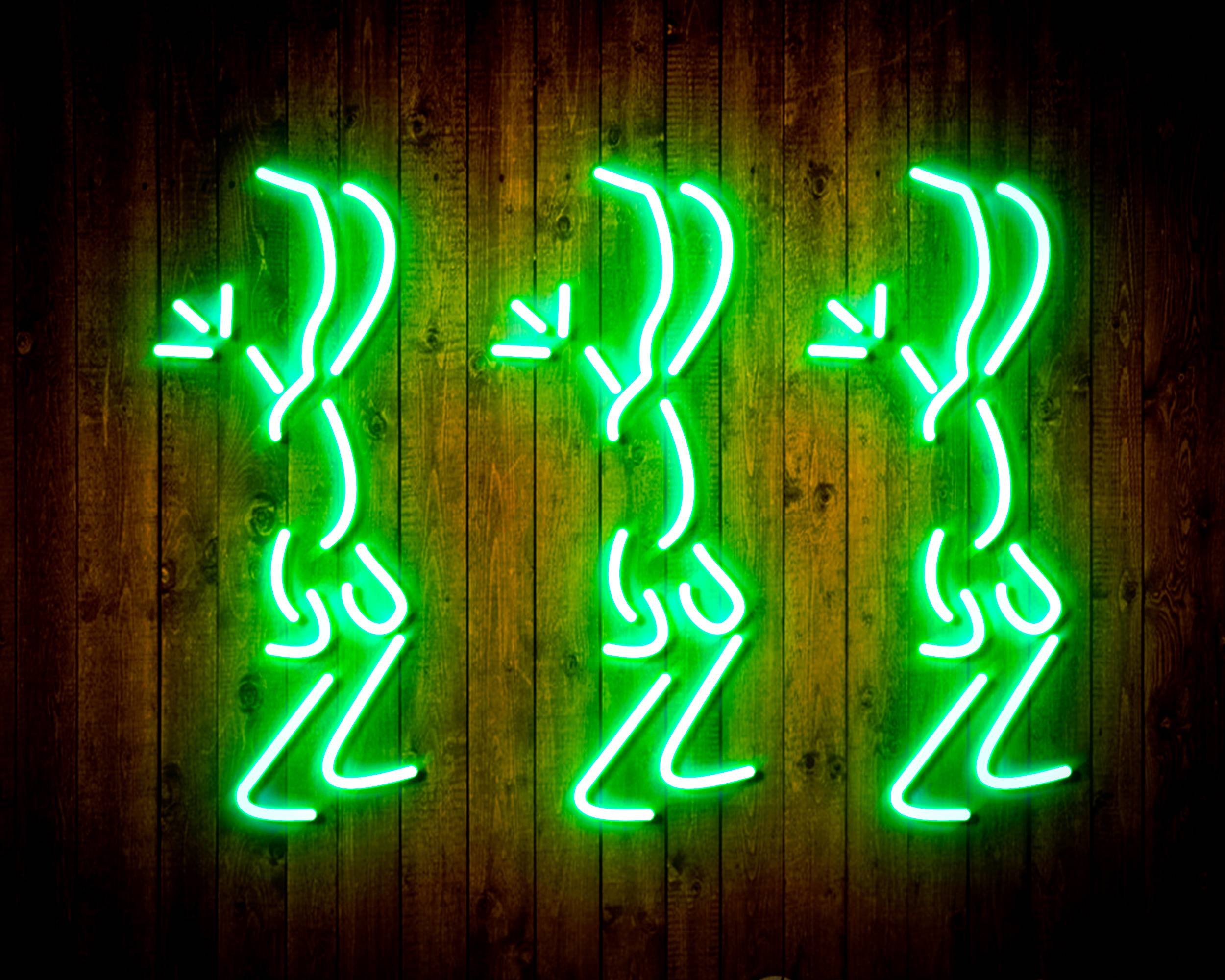 Dancers for Crown Royal Handmade LED Neon Light Sign