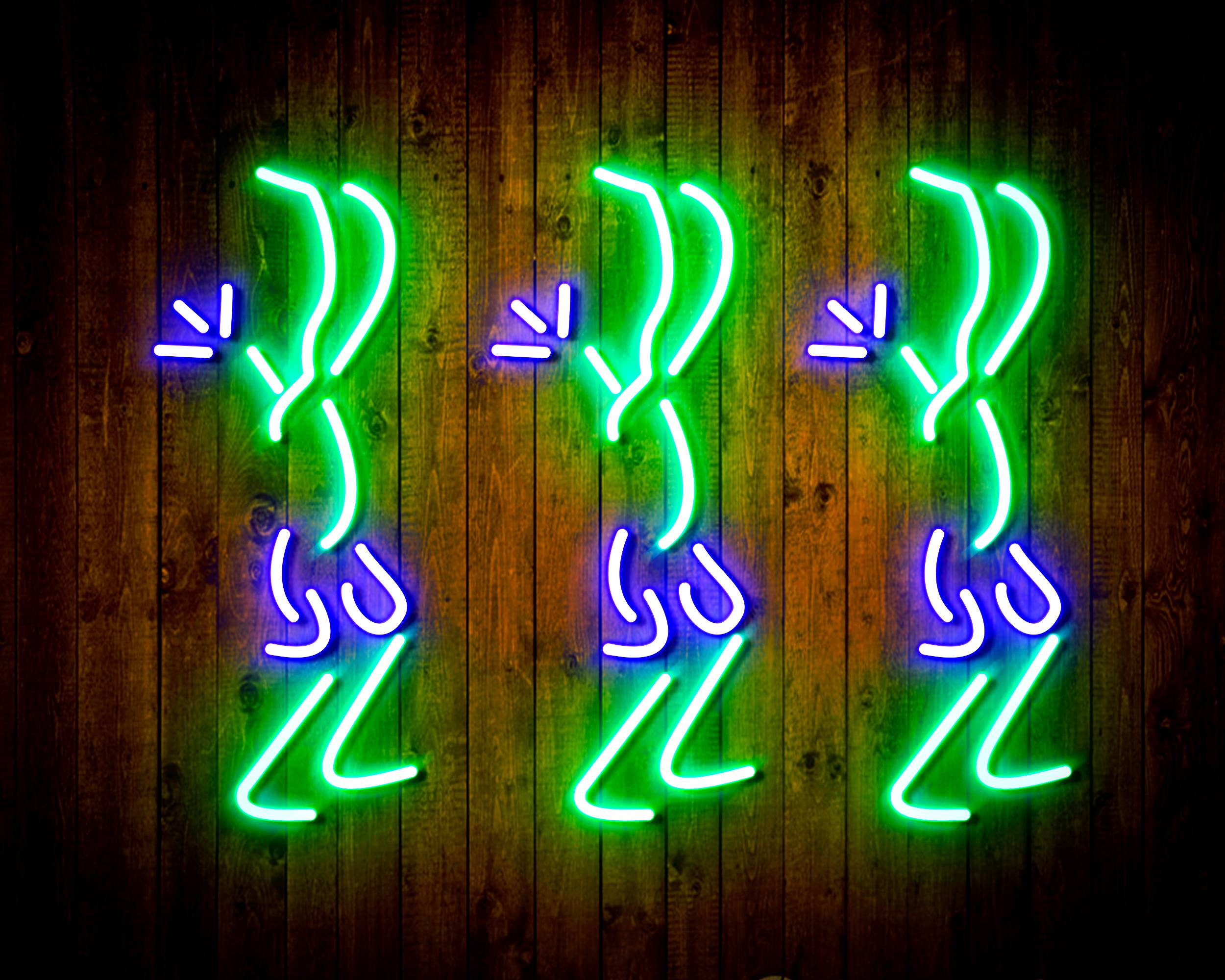 Dancers for Crown Royal Handmade LED Neon Light Sign