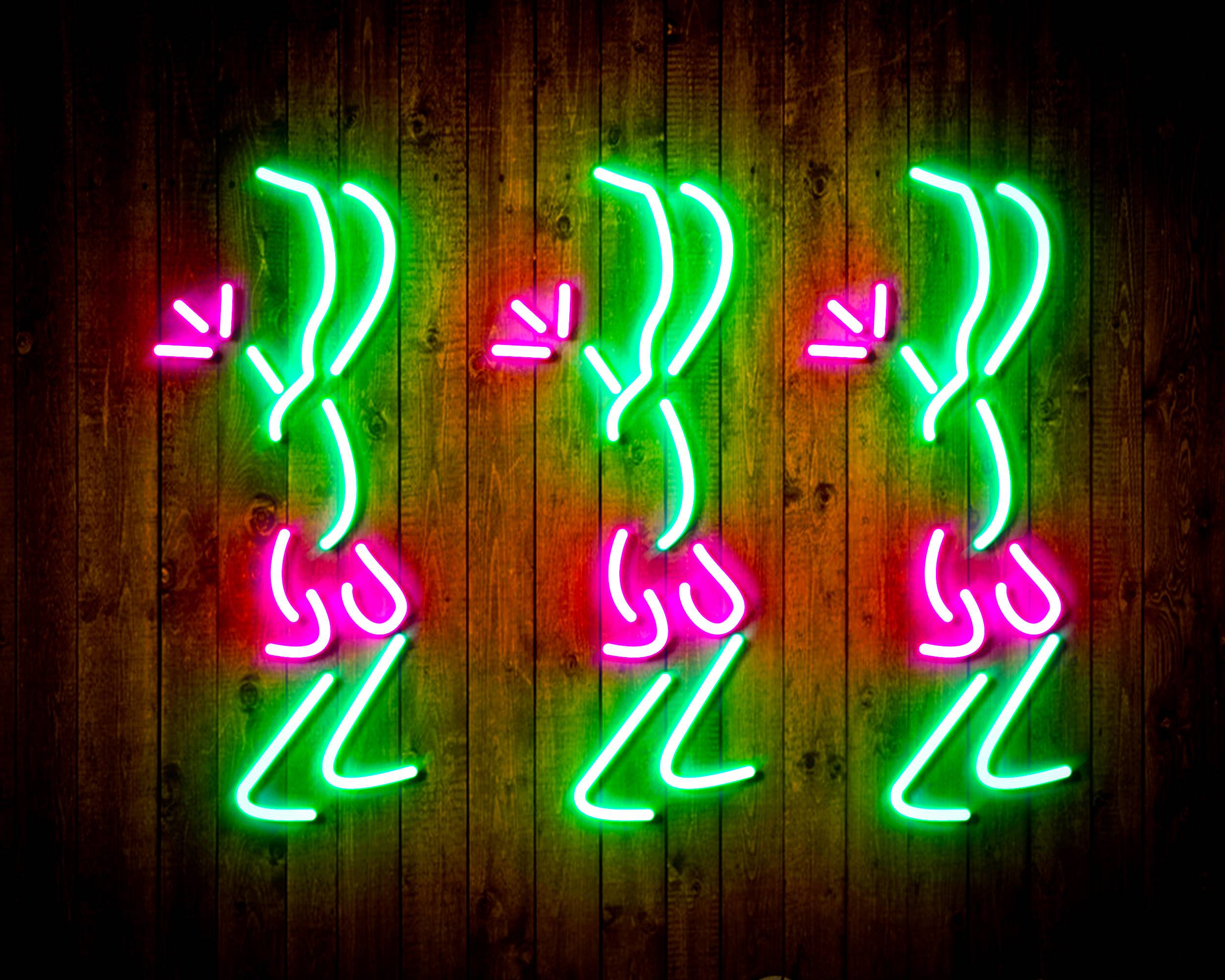 Dancers for Crown Royal Handmade LED Neon Light Sign