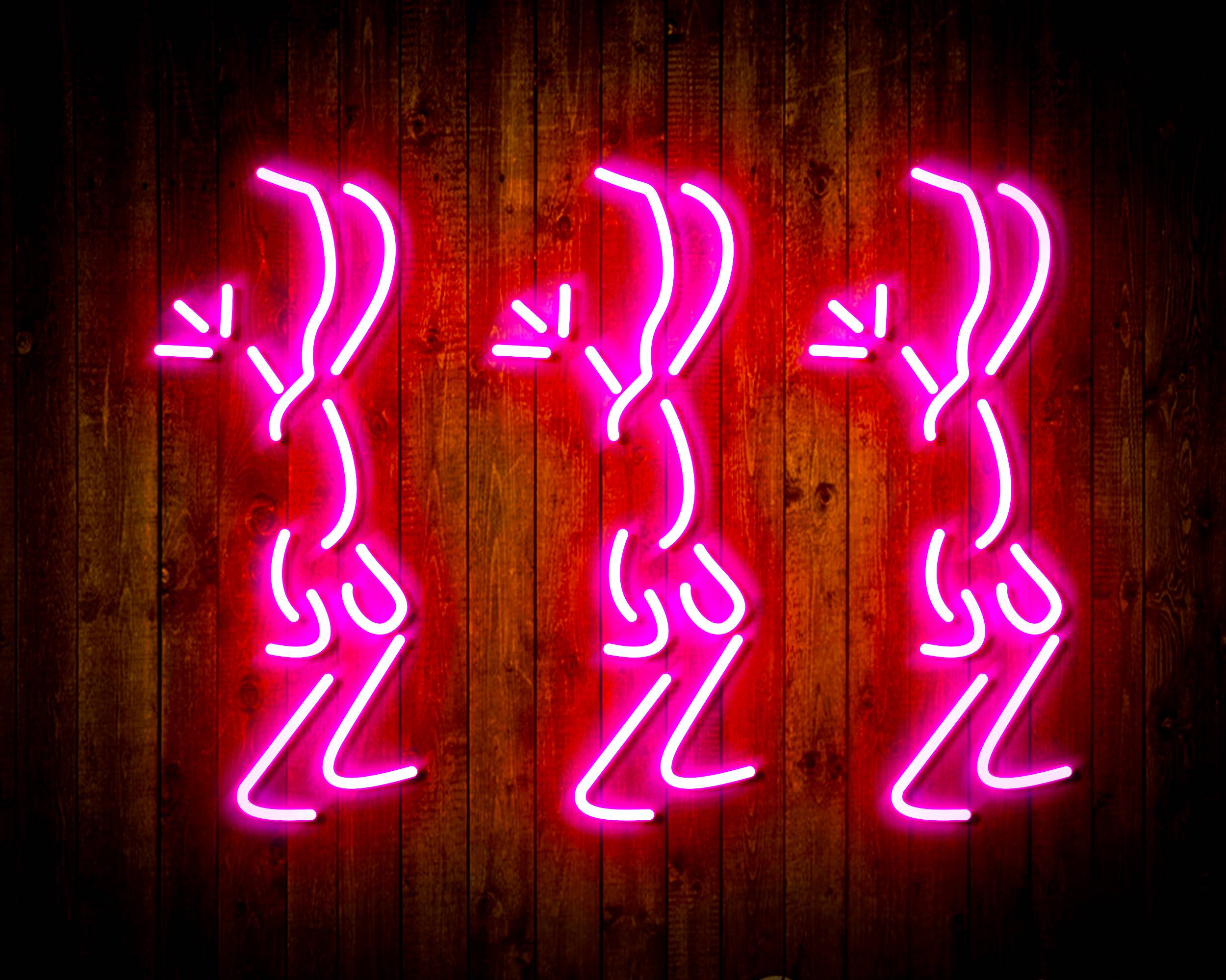 Dancers for Crown Royal Handmade LED Neon Light Sign