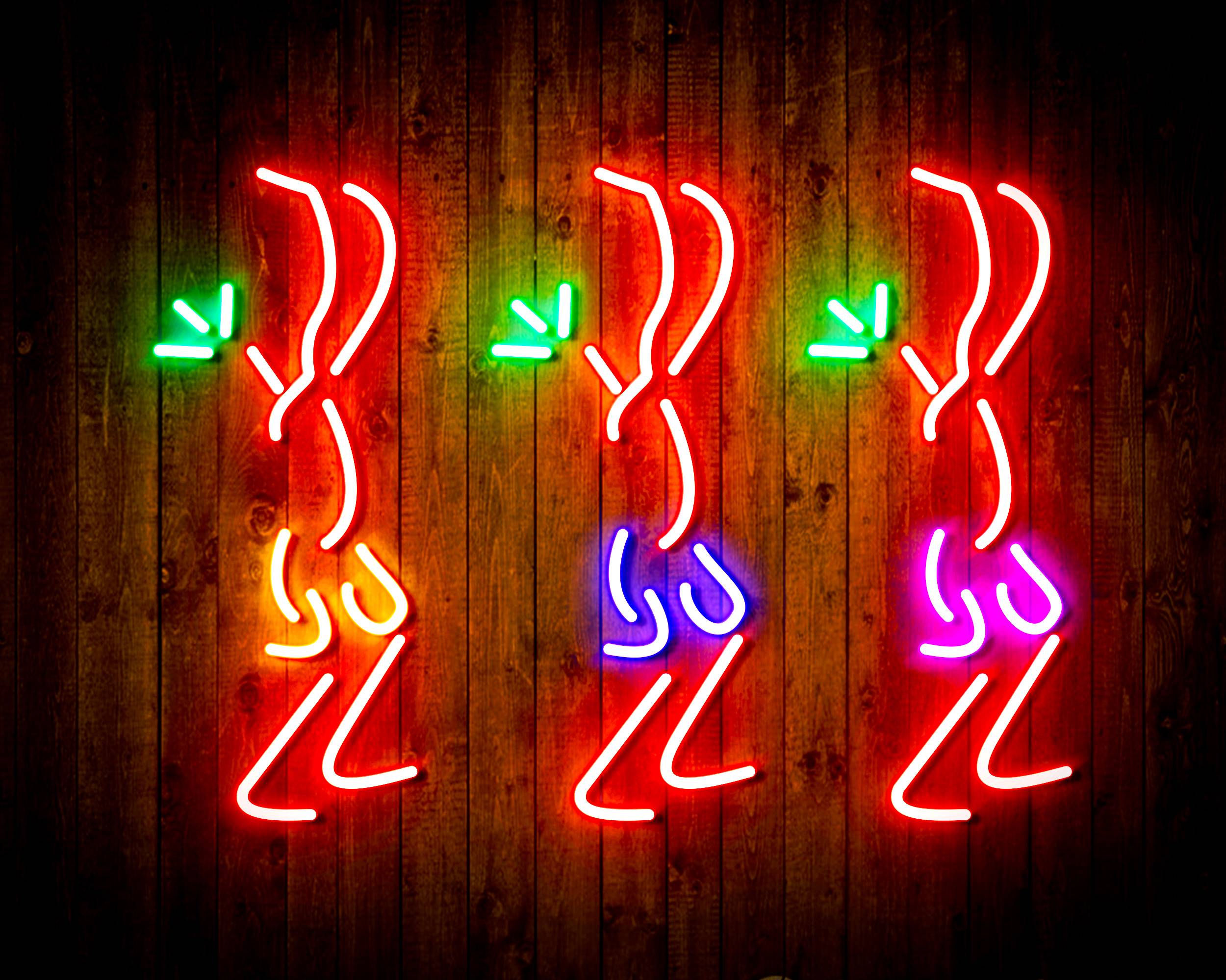 Dancers for Crown Royal Handmade LED Neon Light Sign