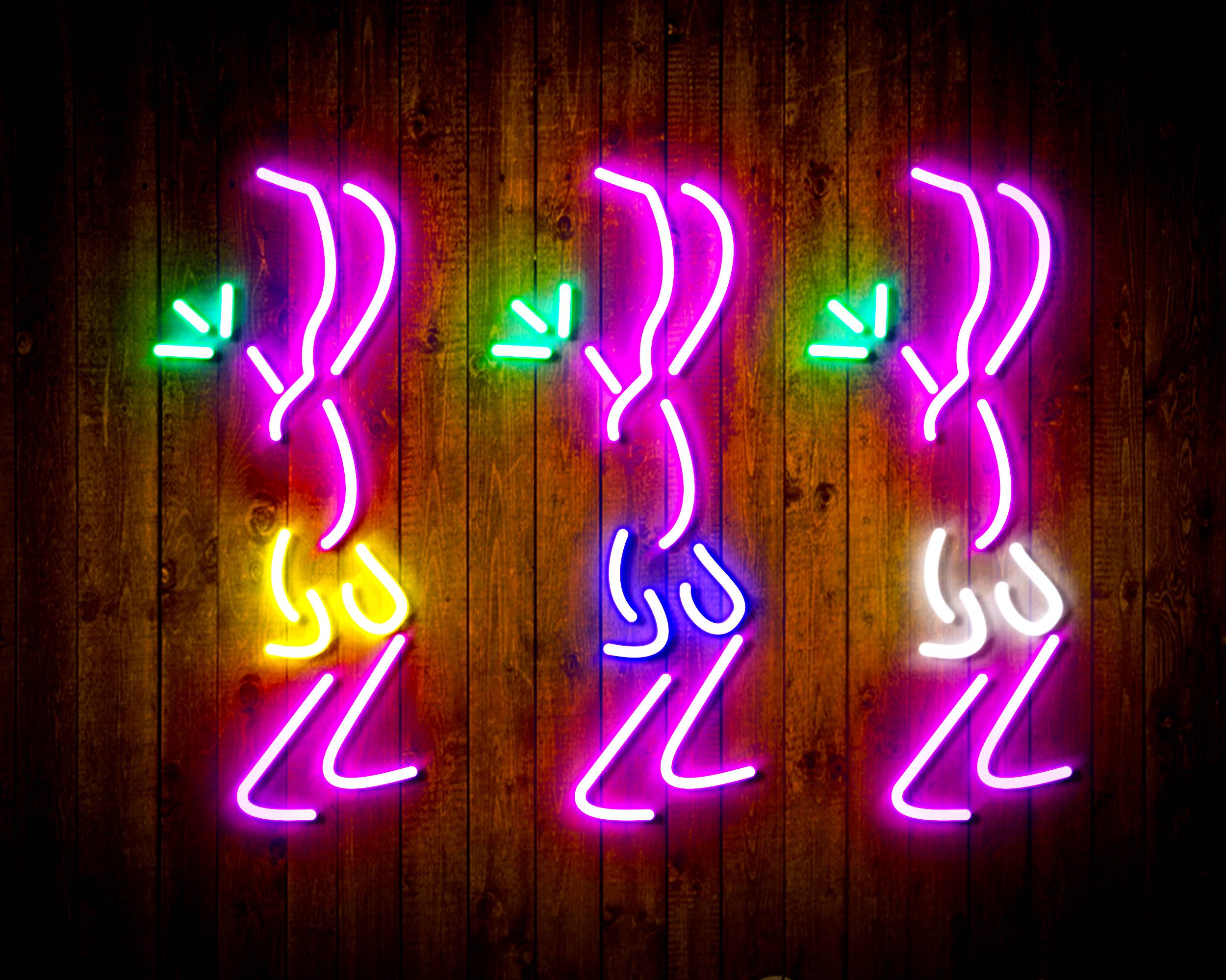 Dancers for Crown Royal Handmade LED Neon Light Sign