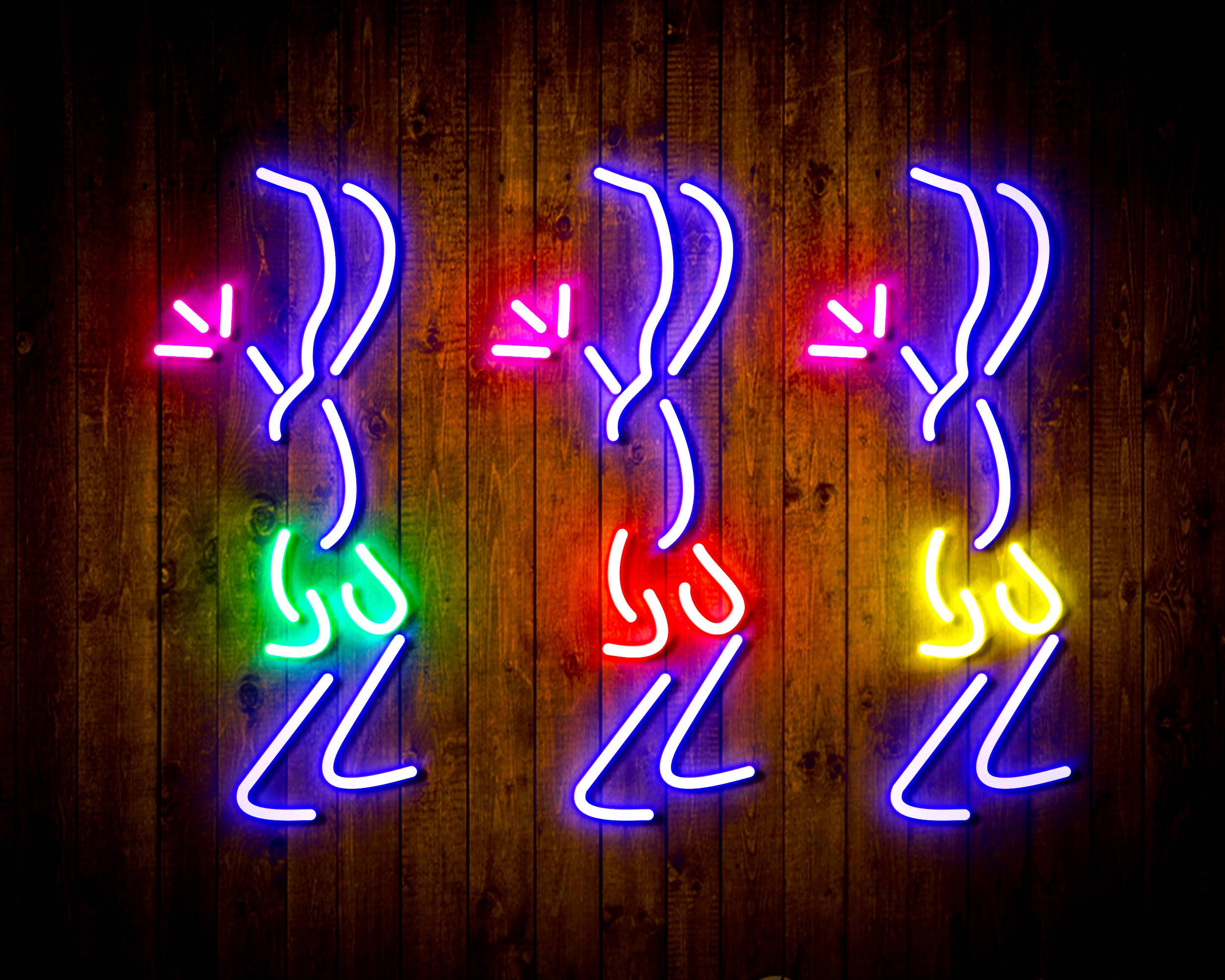 Dancers for Crown Royal Handmade LED Neon Light Sign