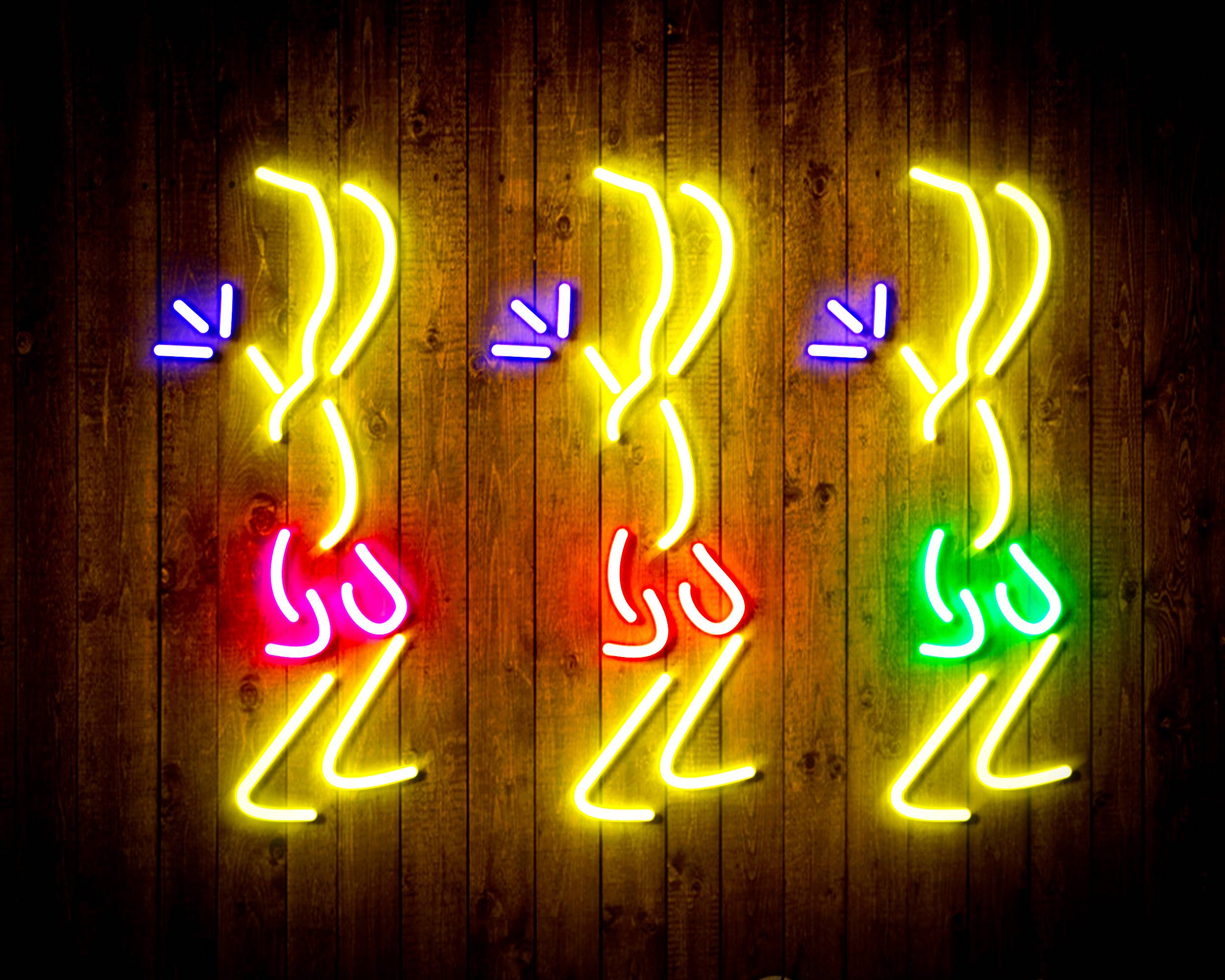 Dancers for Crown Royal Handmade LED Neon Light Sign