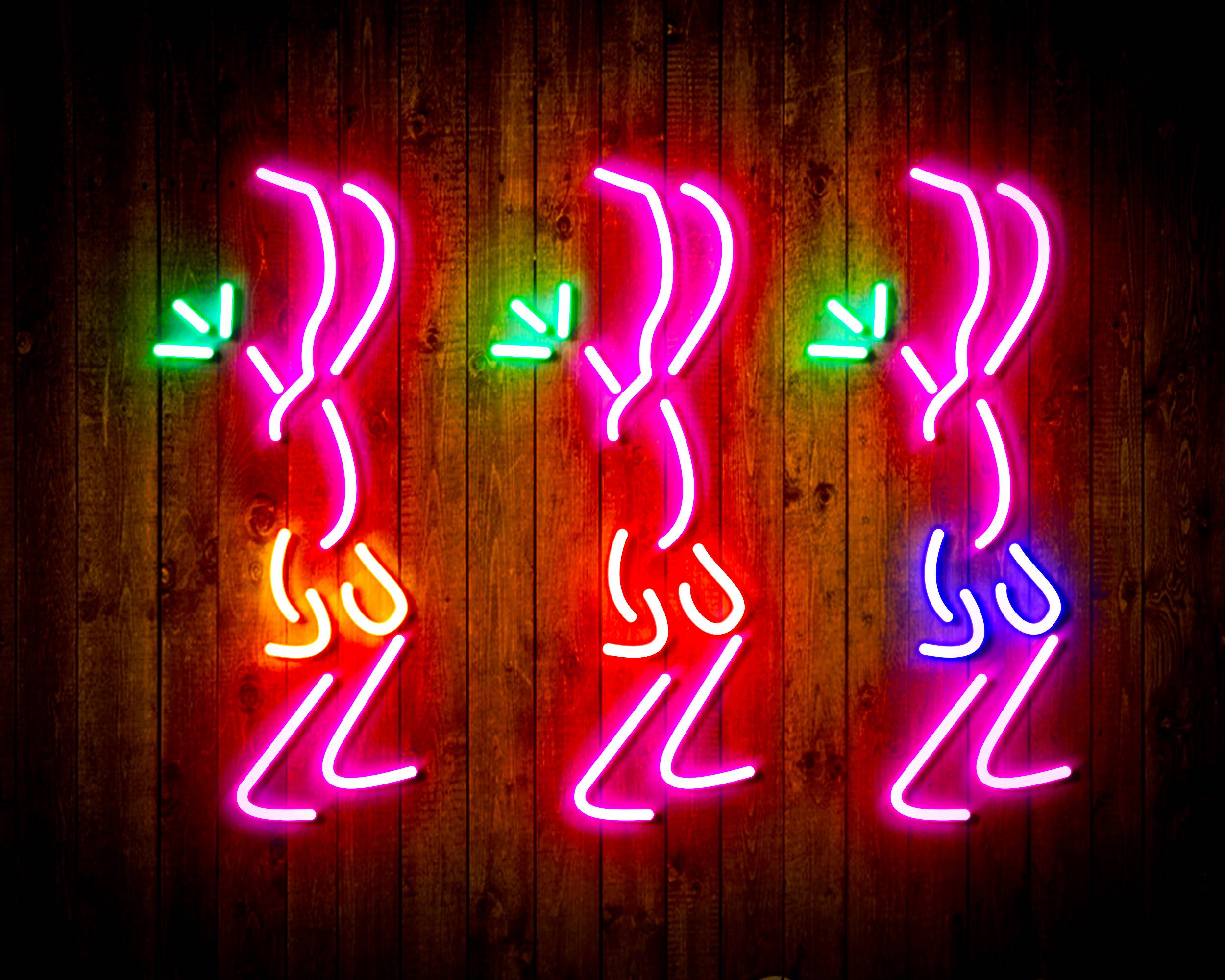 Dancers for Crown Royal Handmade LED Neon Light Sign