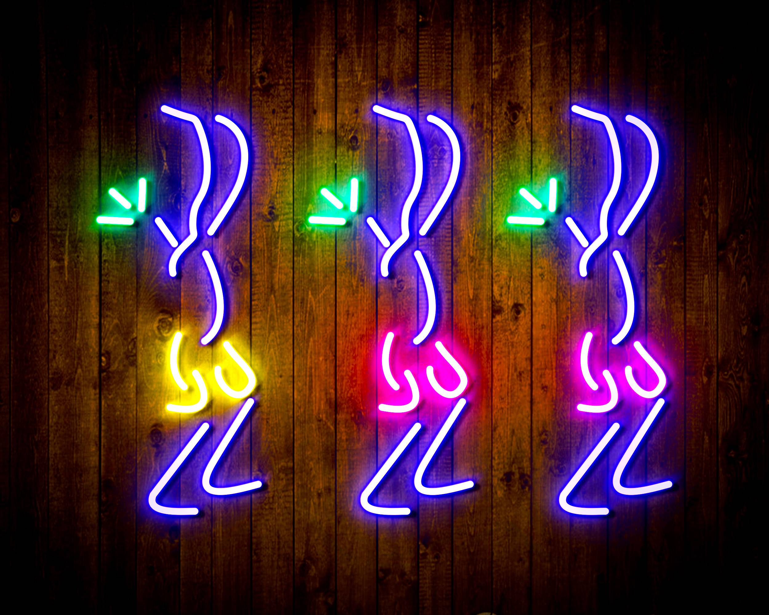 Dancers for Crown Royal Handmade LED Neon Light Sign