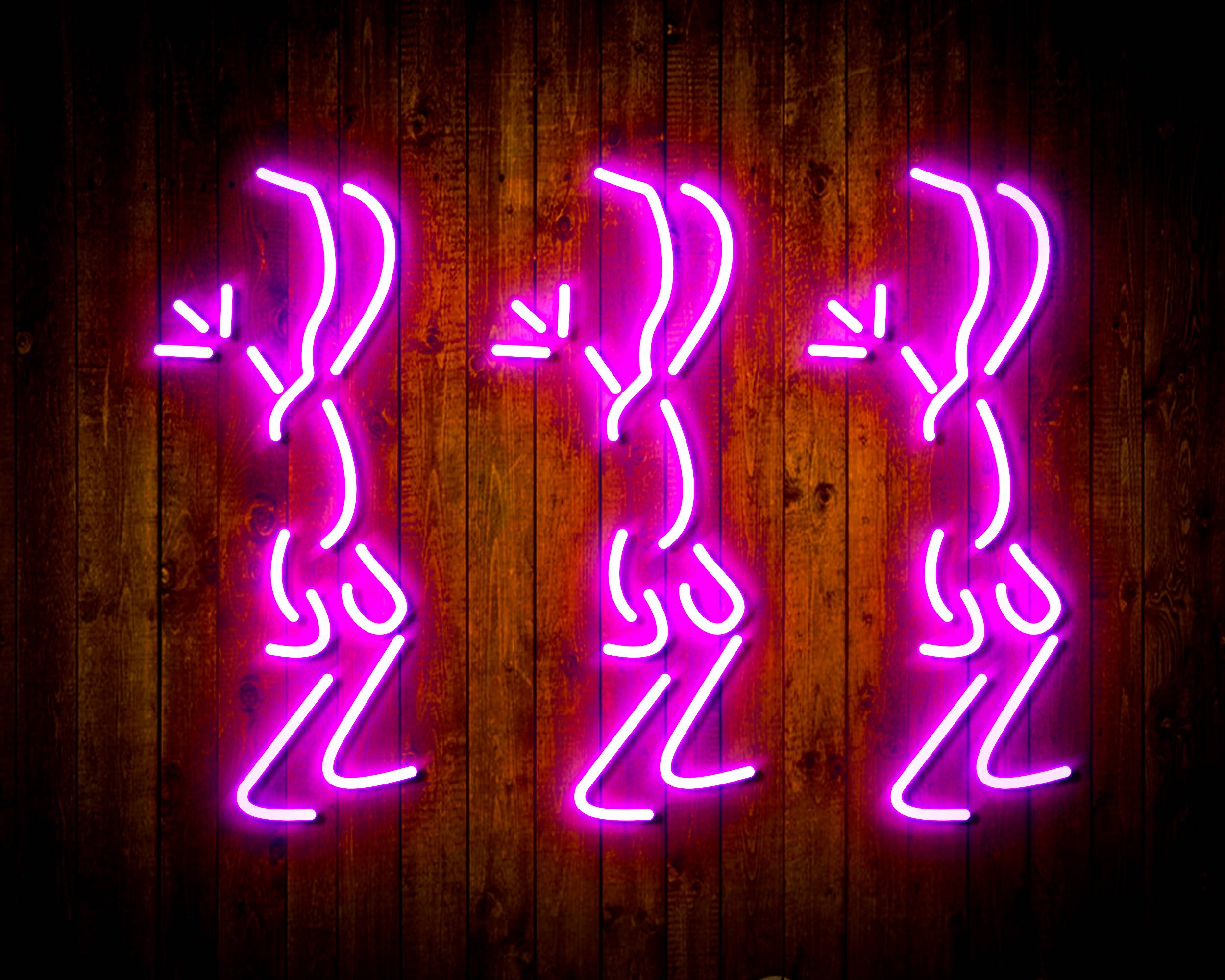 Dancers for Crown Royal Handmade LED Neon Light Sign