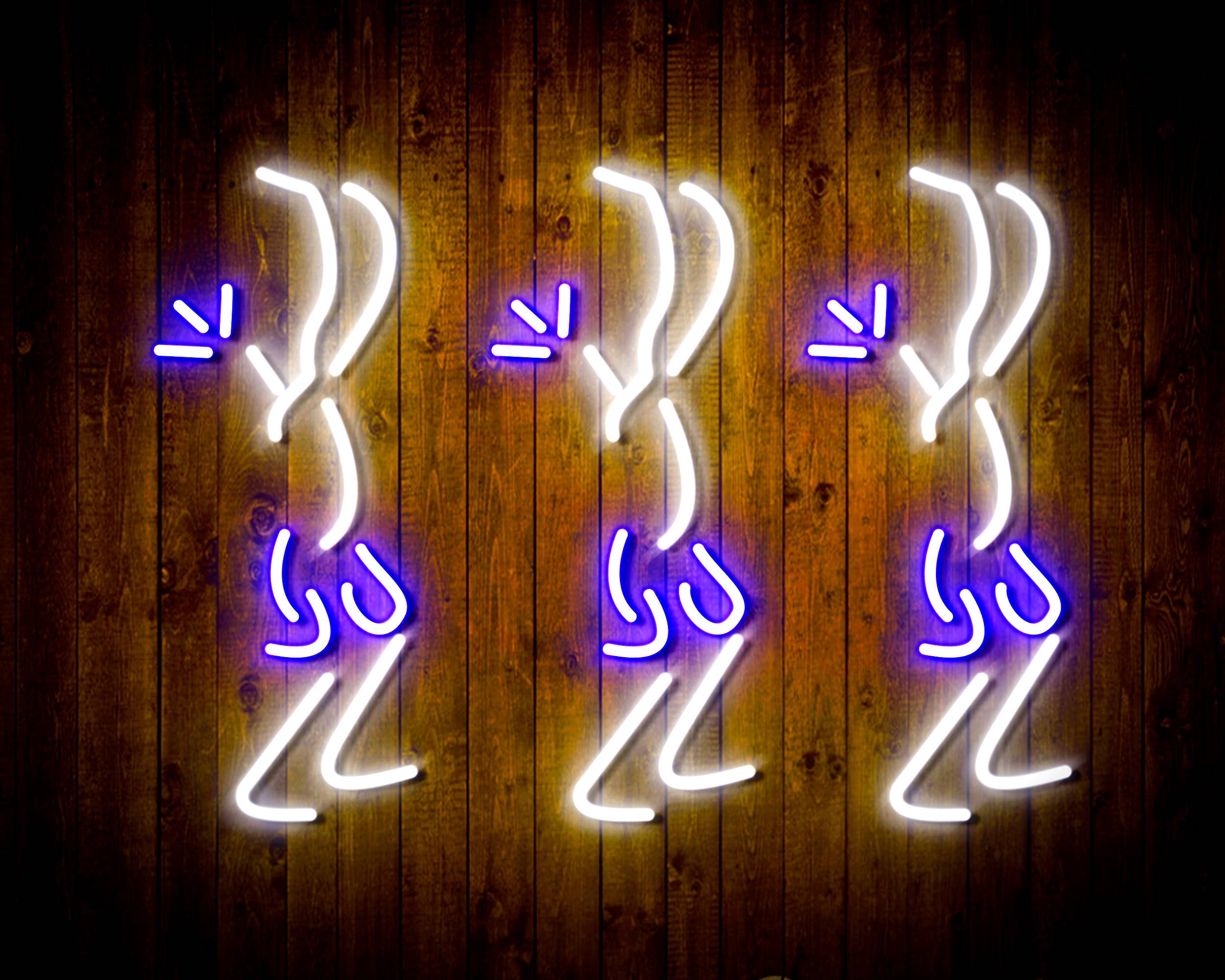 Dancers for Crown Royal Handmade LED Neon Light Sign