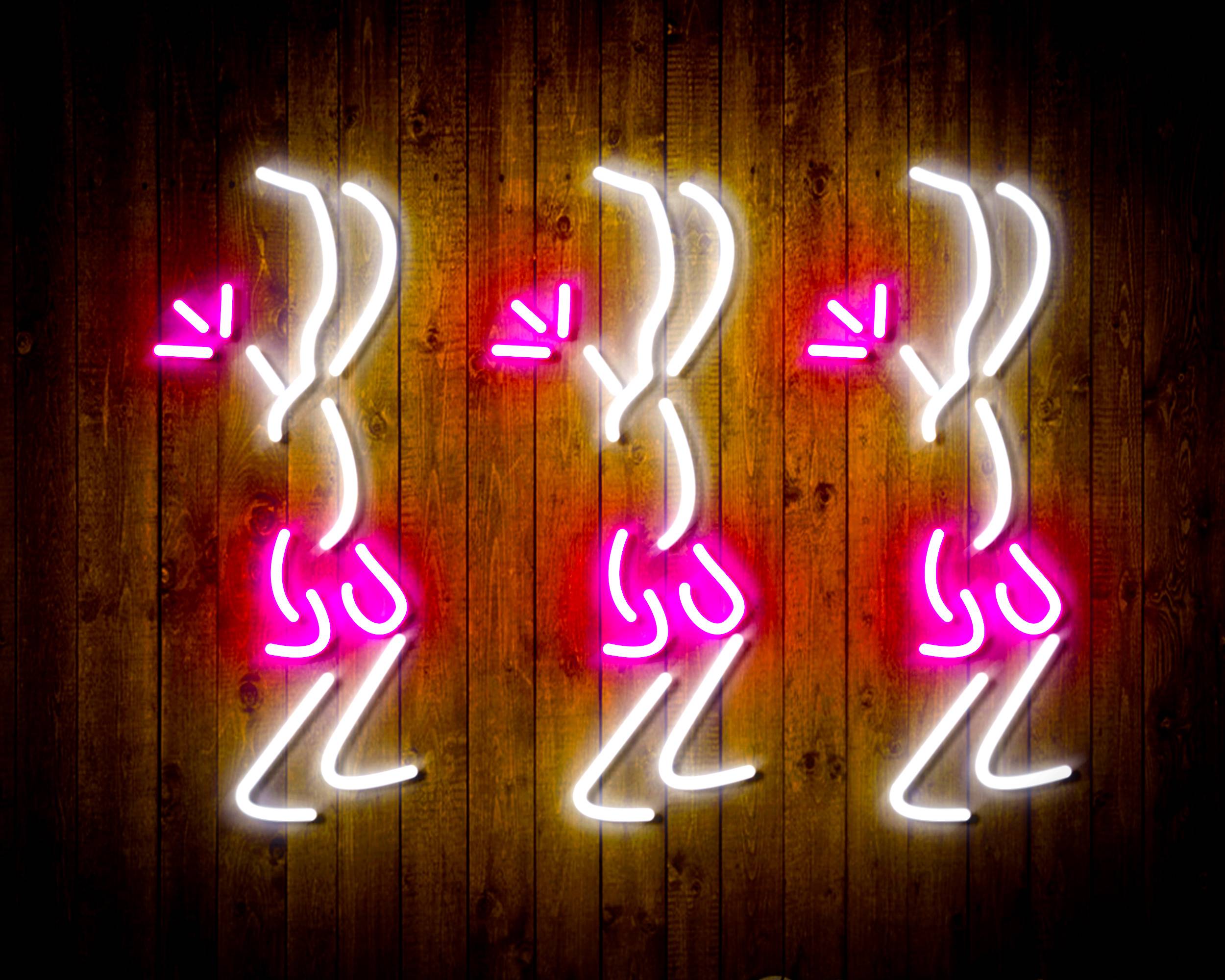 Dancers for Crown Royal Handmade LED Neon Light Sign