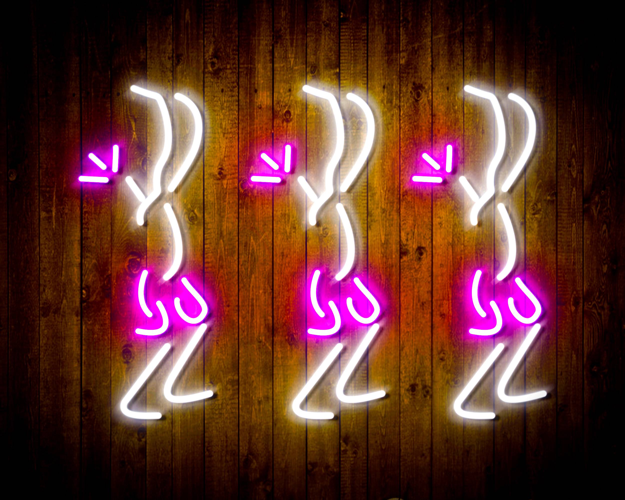 Dancers for Crown Royal Handmade LED Neon Light Sign