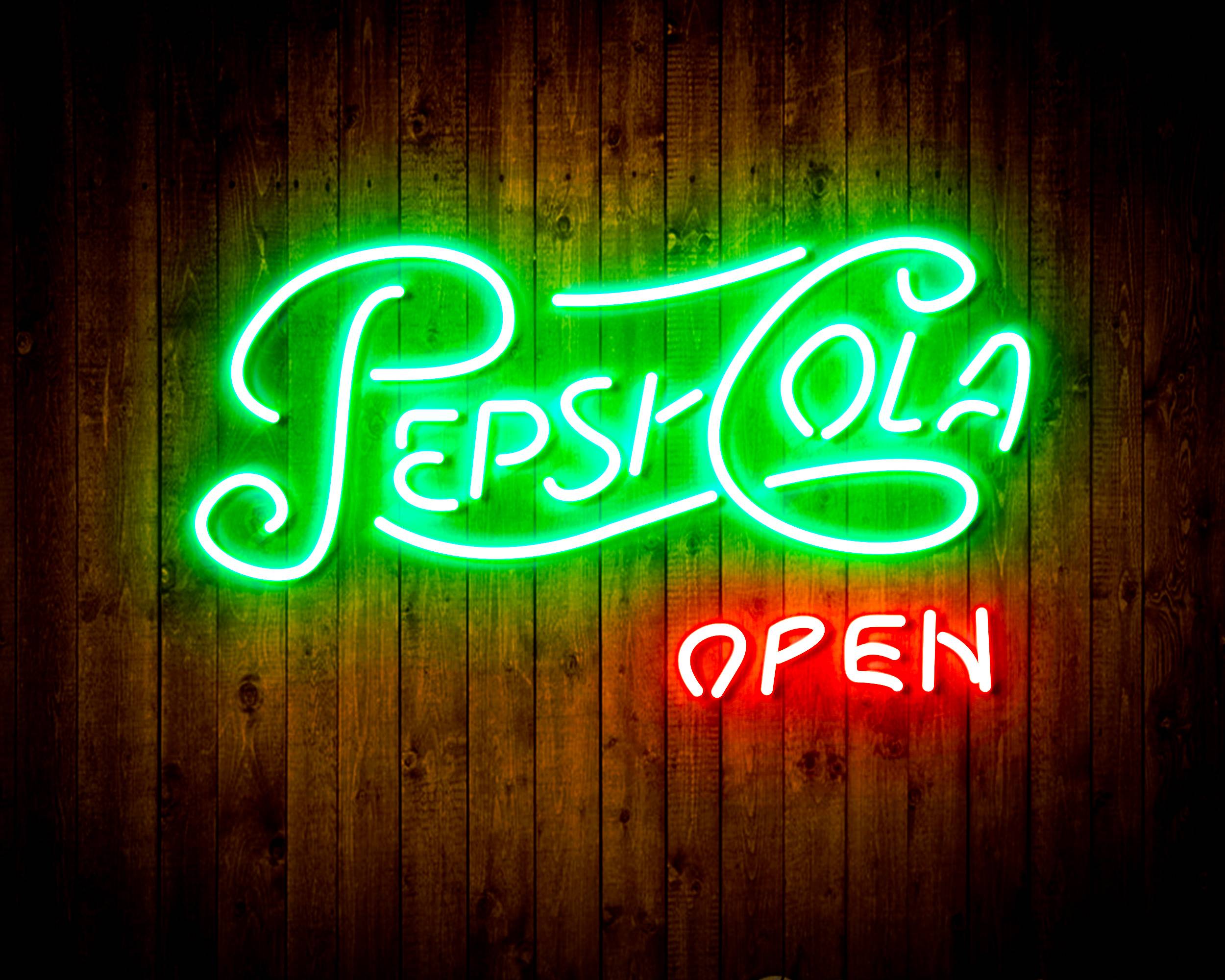 Pepsi Cola Open Sign Handmade LED Neon Light Sign