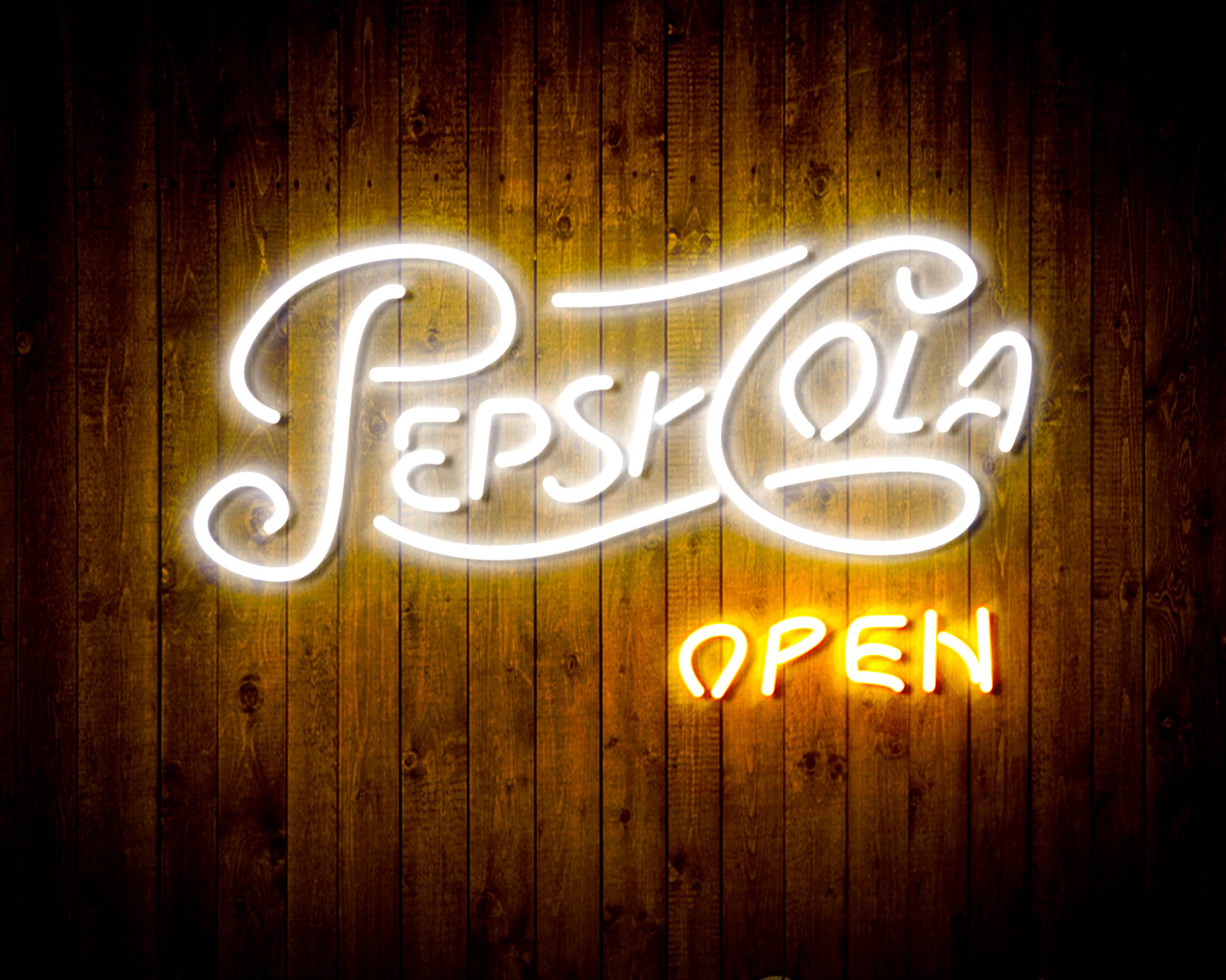 Pepsi Cola Open Sign Handmade LED Neon Light Sign