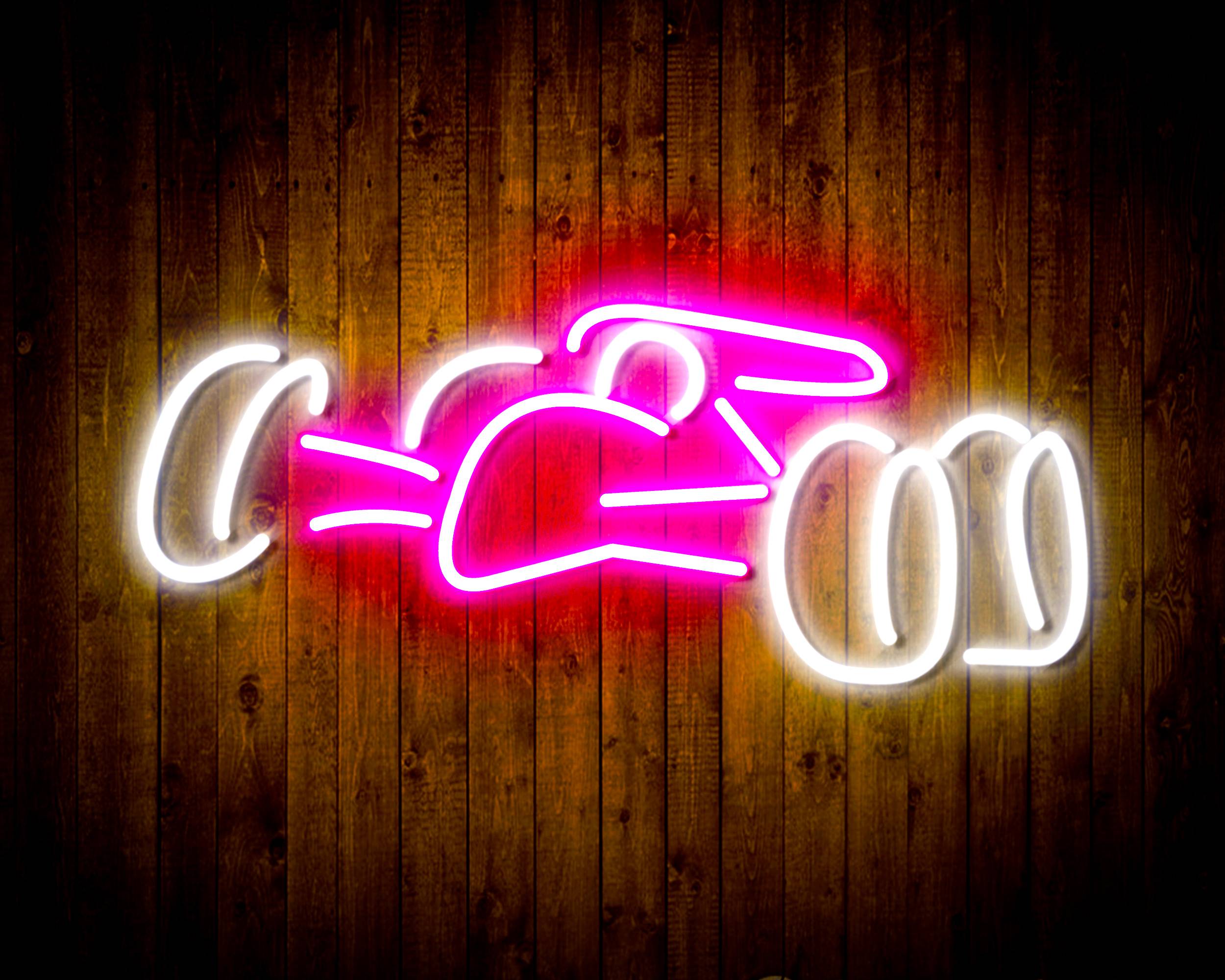 Race Car for Budweiser Handmade LED Neon Light Sign