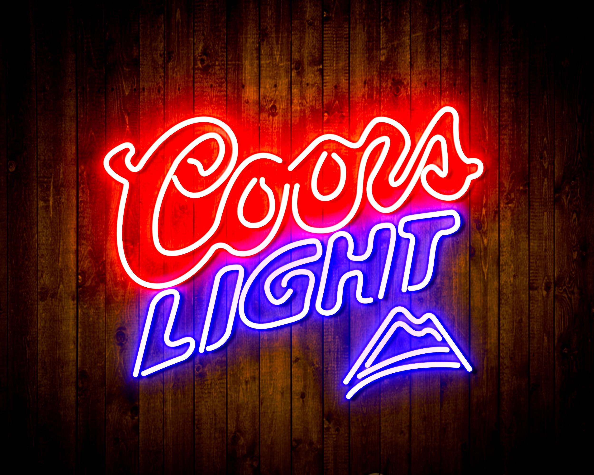 Coors Light Hill Handmade LED Neon Light Sign