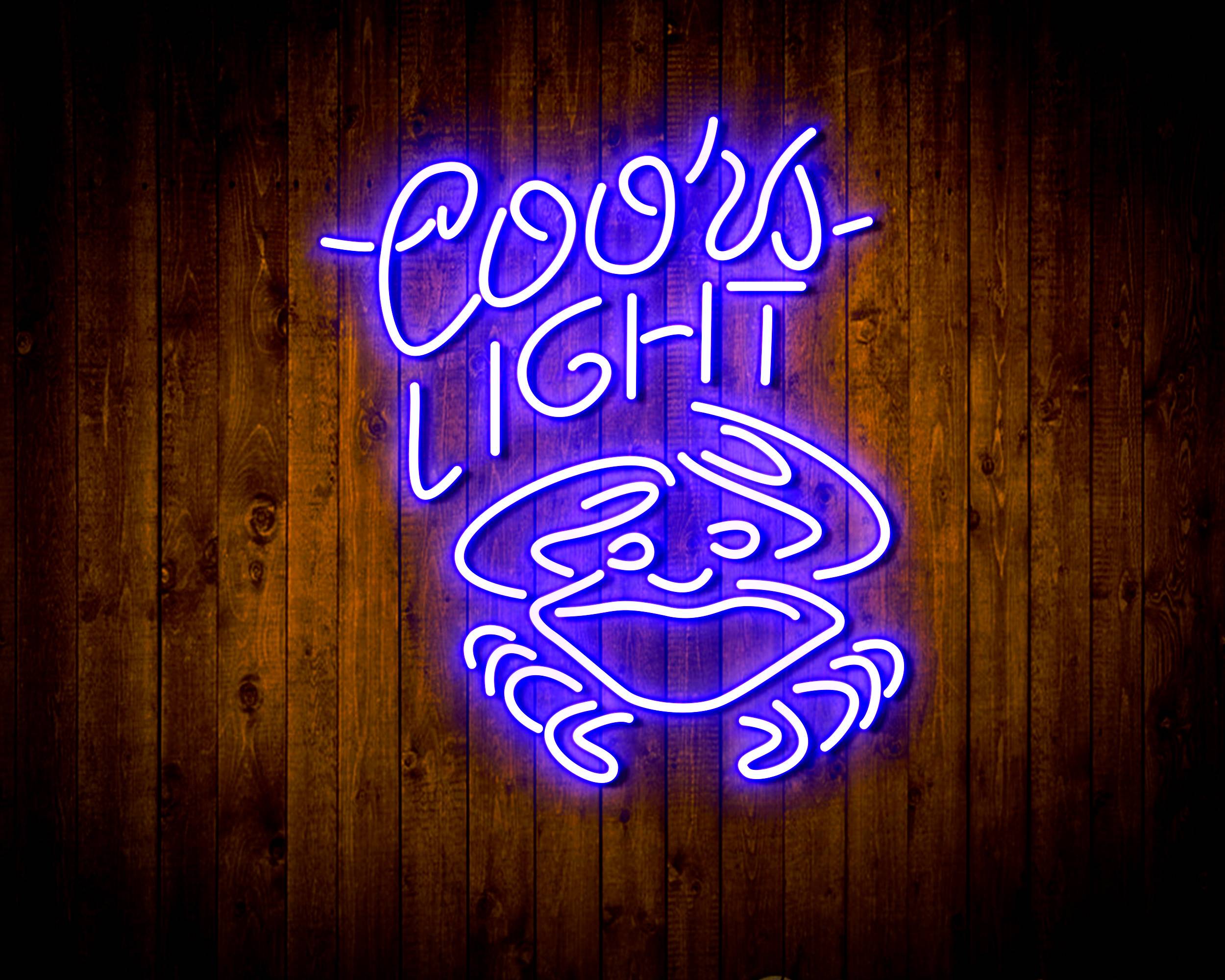 Coors Light Crab Handmade LED Neon Light Sign