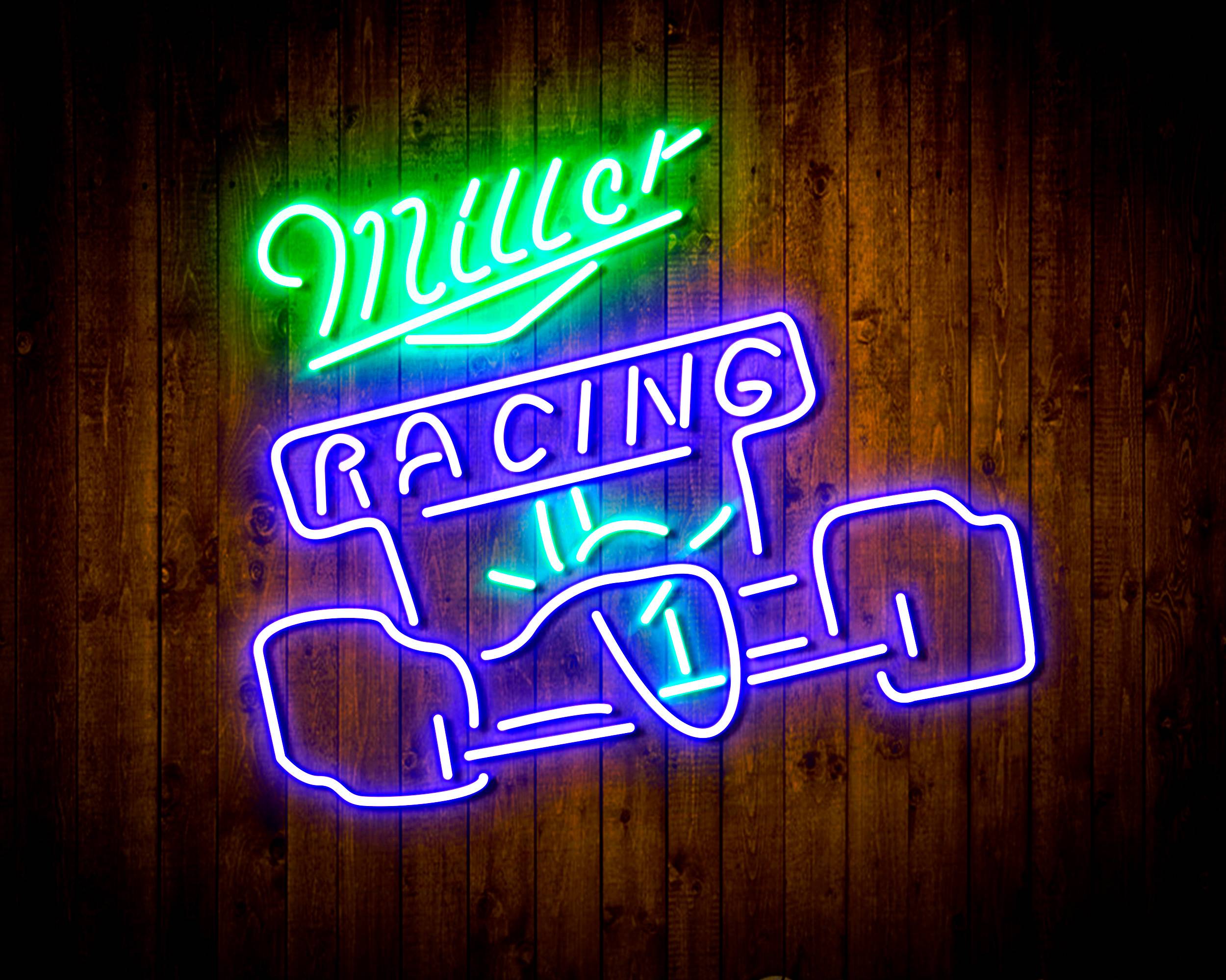 X Ray Racing Led Sign Miller Race Car Handmade LED Neon Sign
