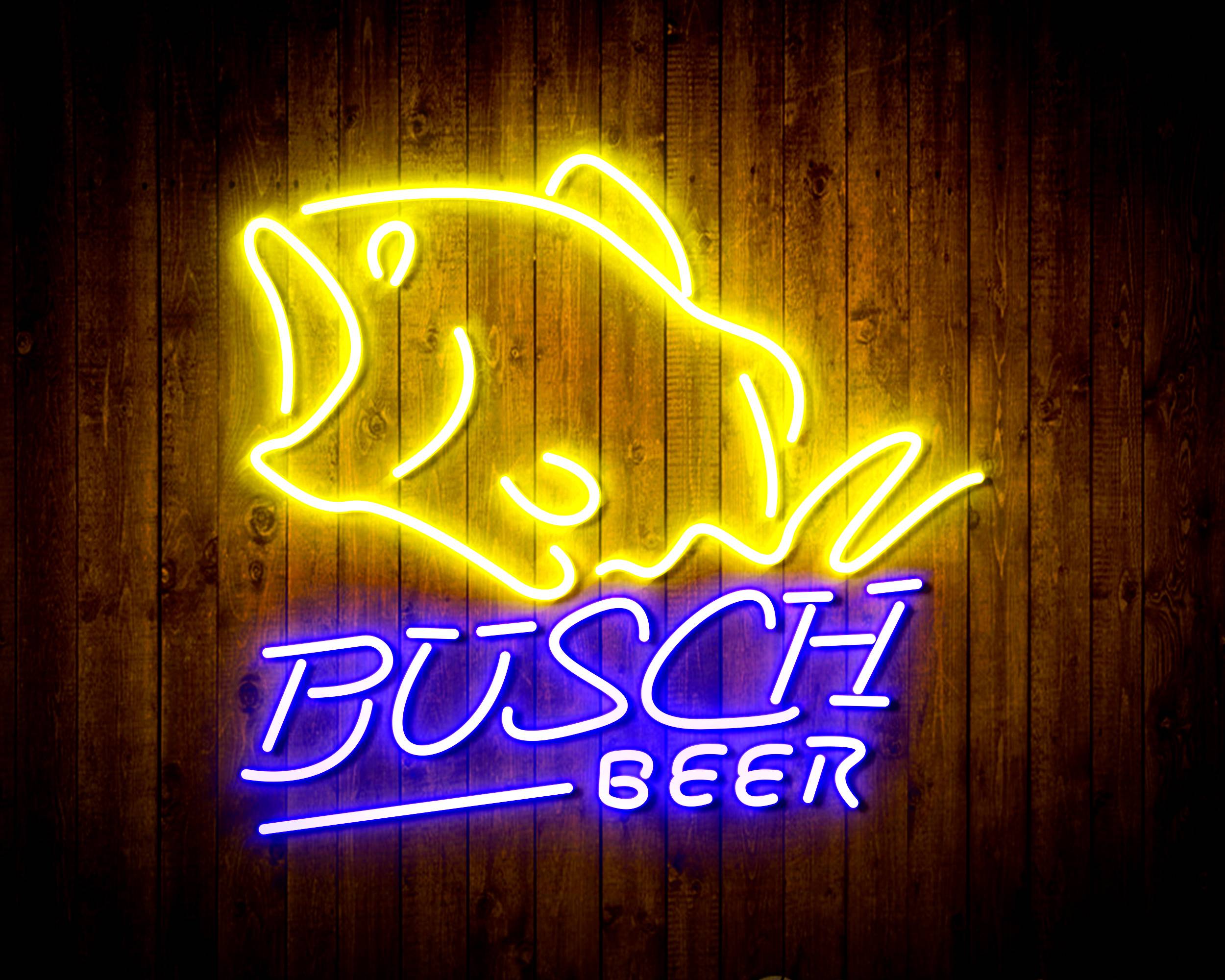 Busch Beer Fish Handmade LED Neon Light Sign