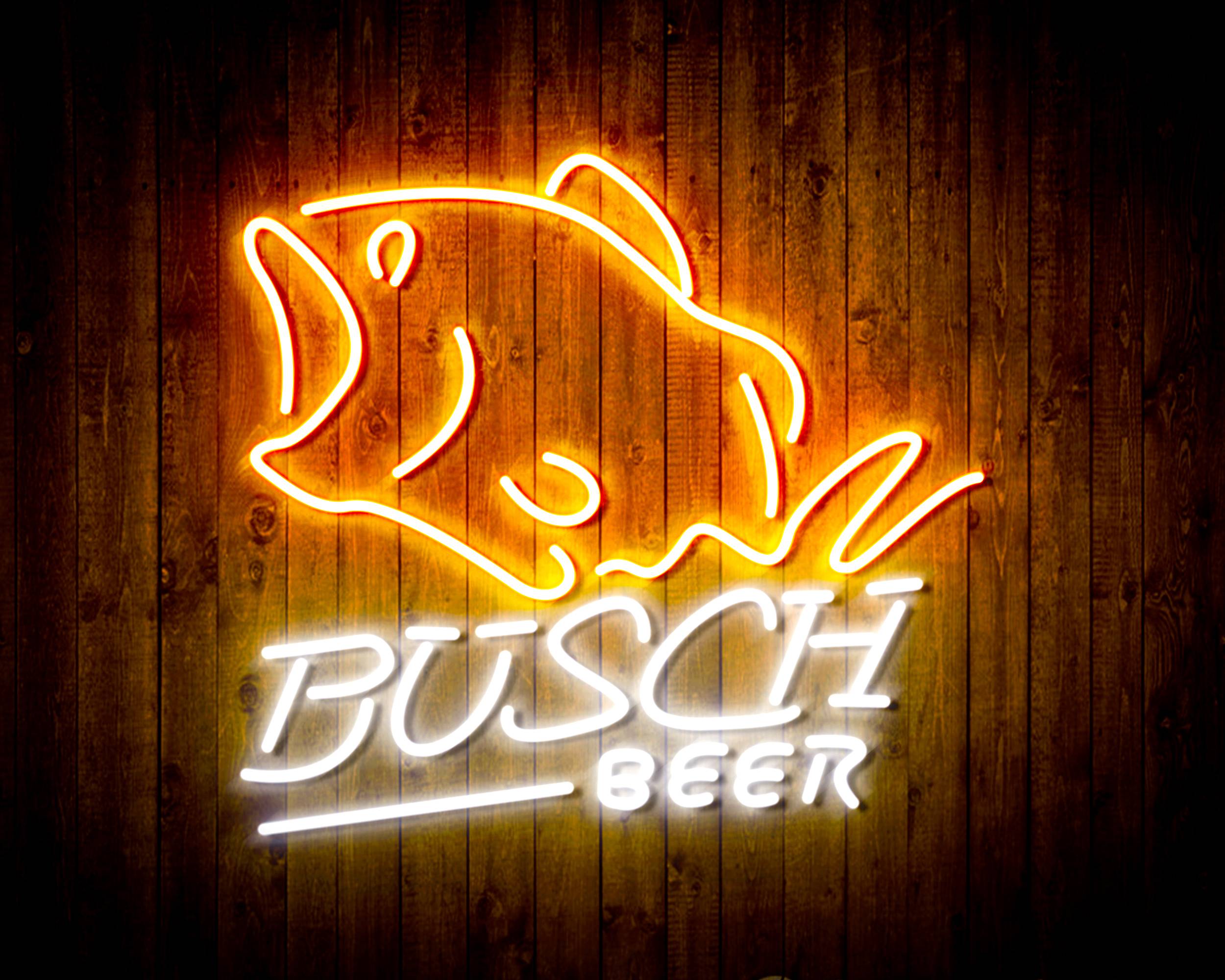 Busch Beer Fish Handmade LED Neon Light Sign