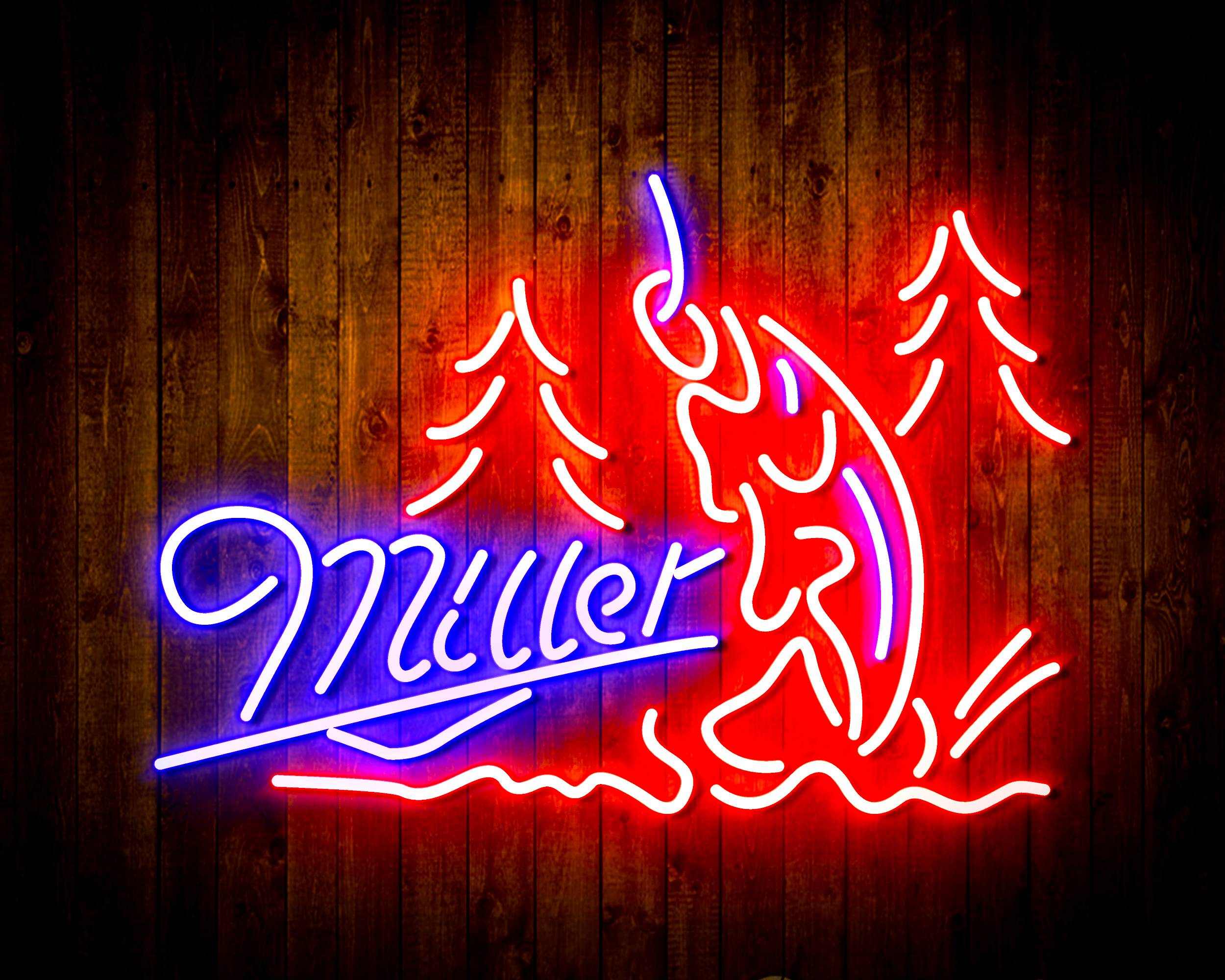 Miller Fishing Handmade LED Neon Light Sign