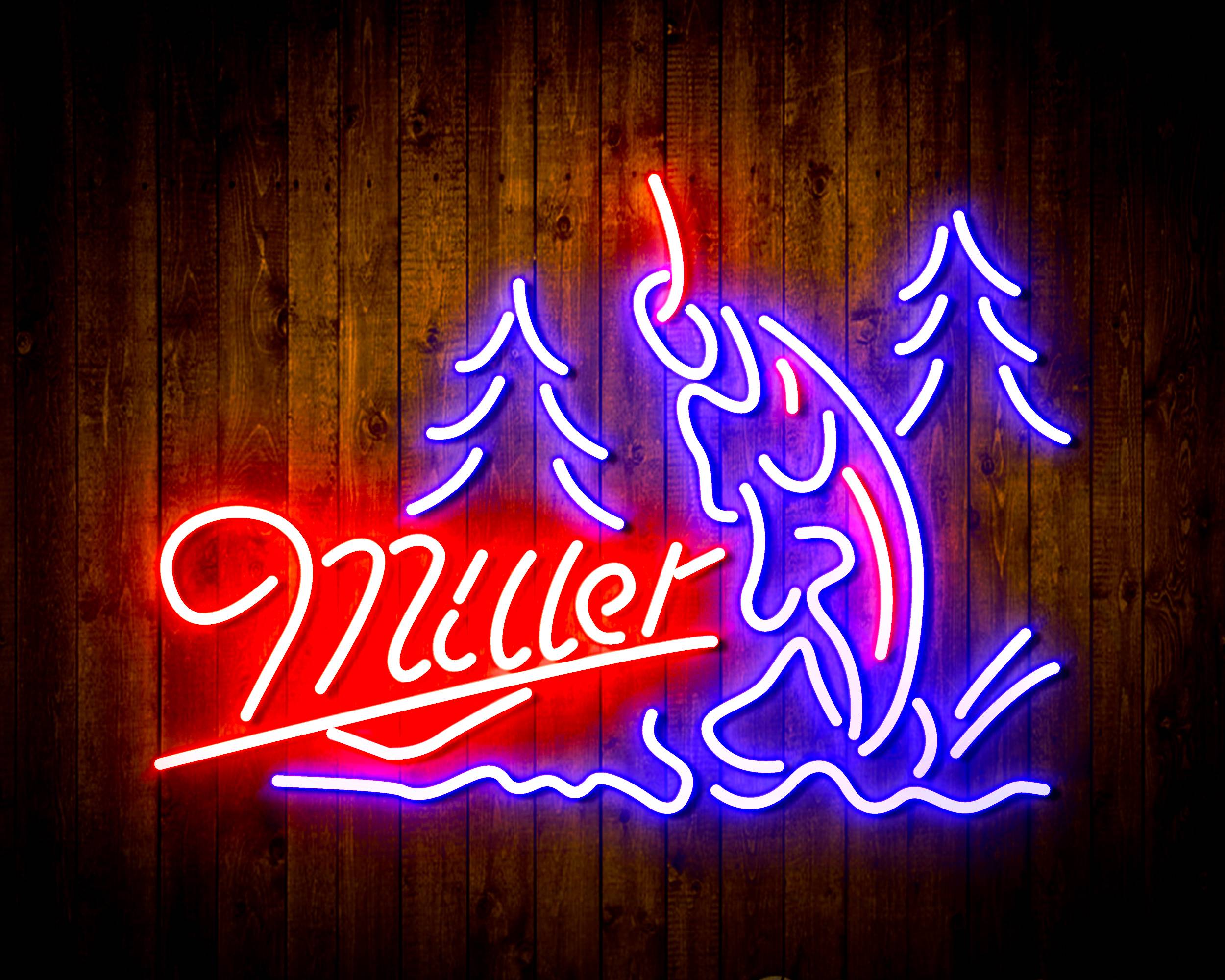 Miller Fishing Handmade LED Neon Light Sign