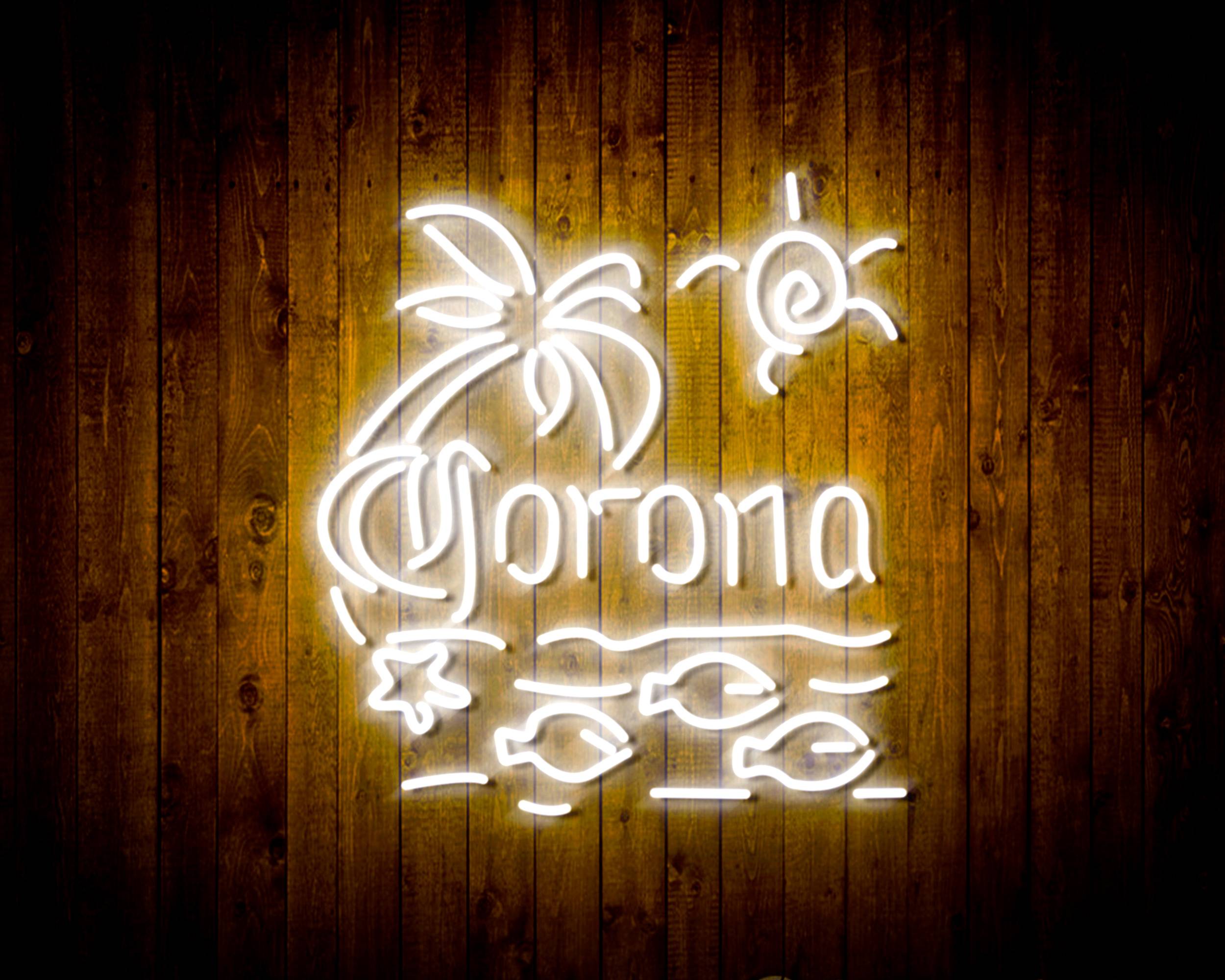 Corona Beach Handmade LED Neon Light Sign