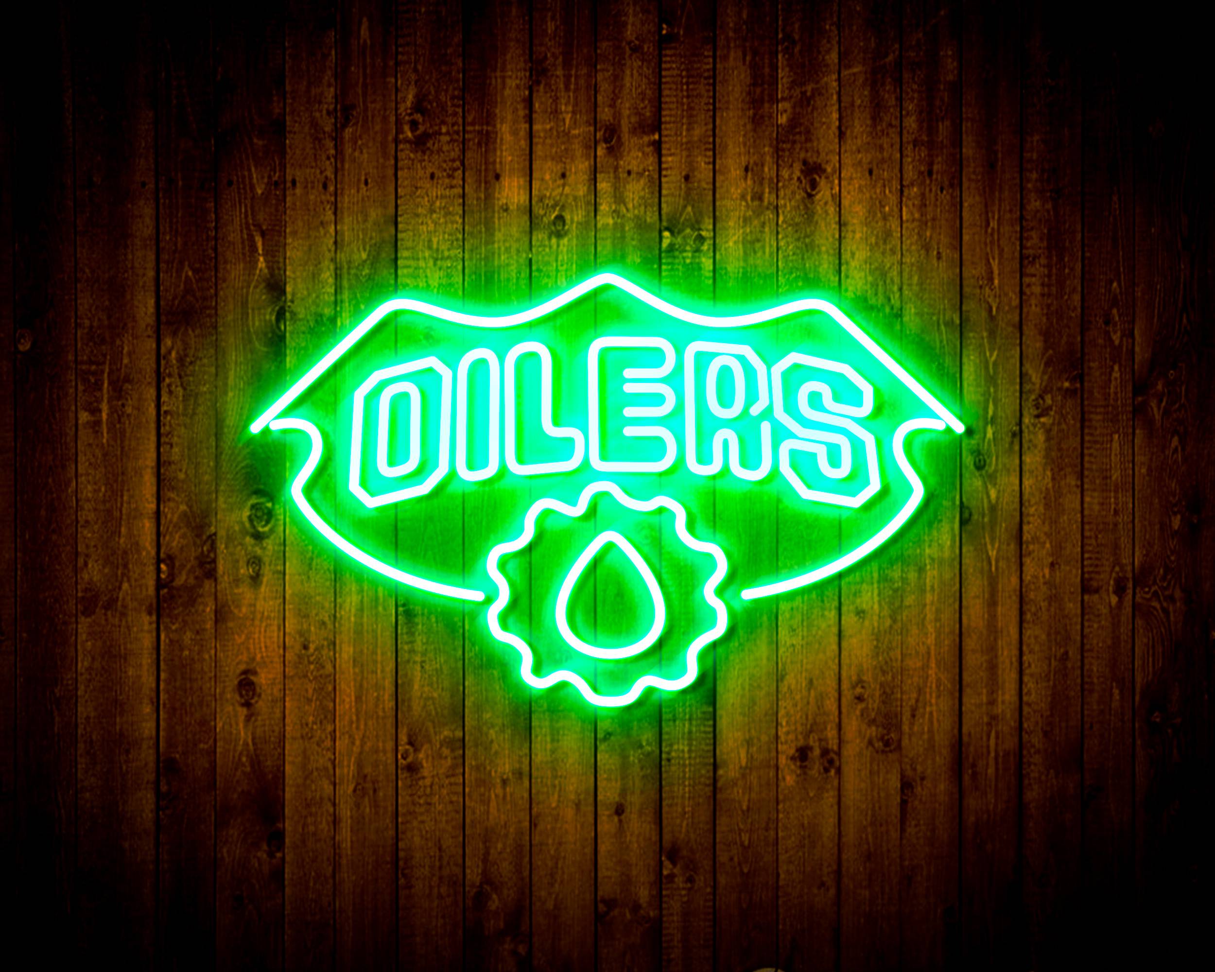 NHL Edmonton Oilers Handmade LED Neon Light Sign