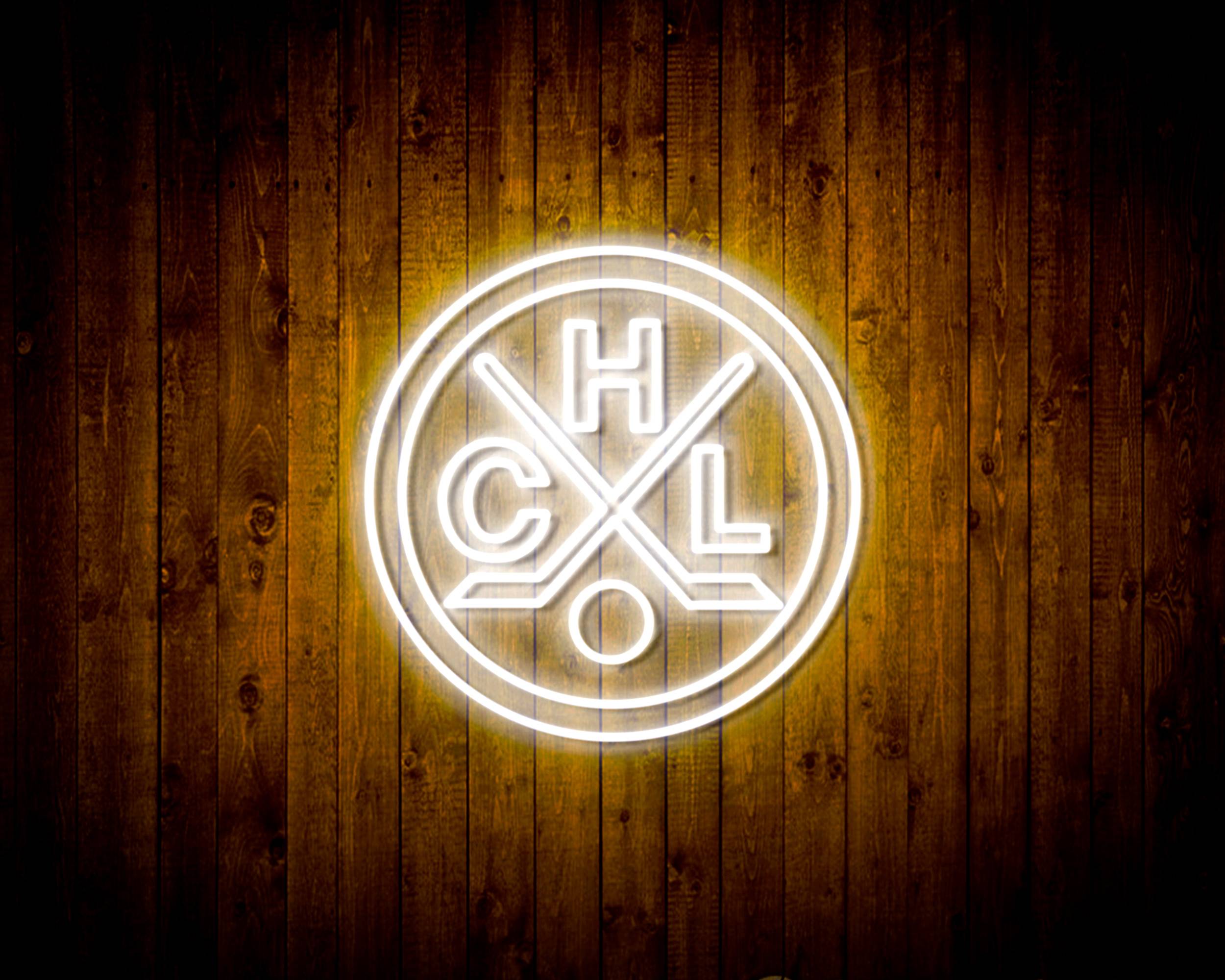 CHL HC Lugano Handmade LED Neon Light Sign